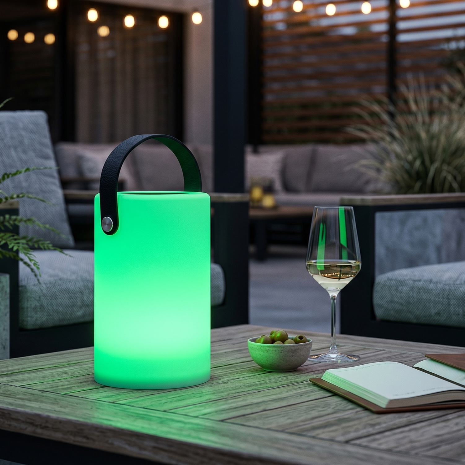 Lampa LED RGB Exterior Solara PORTALUX Premium