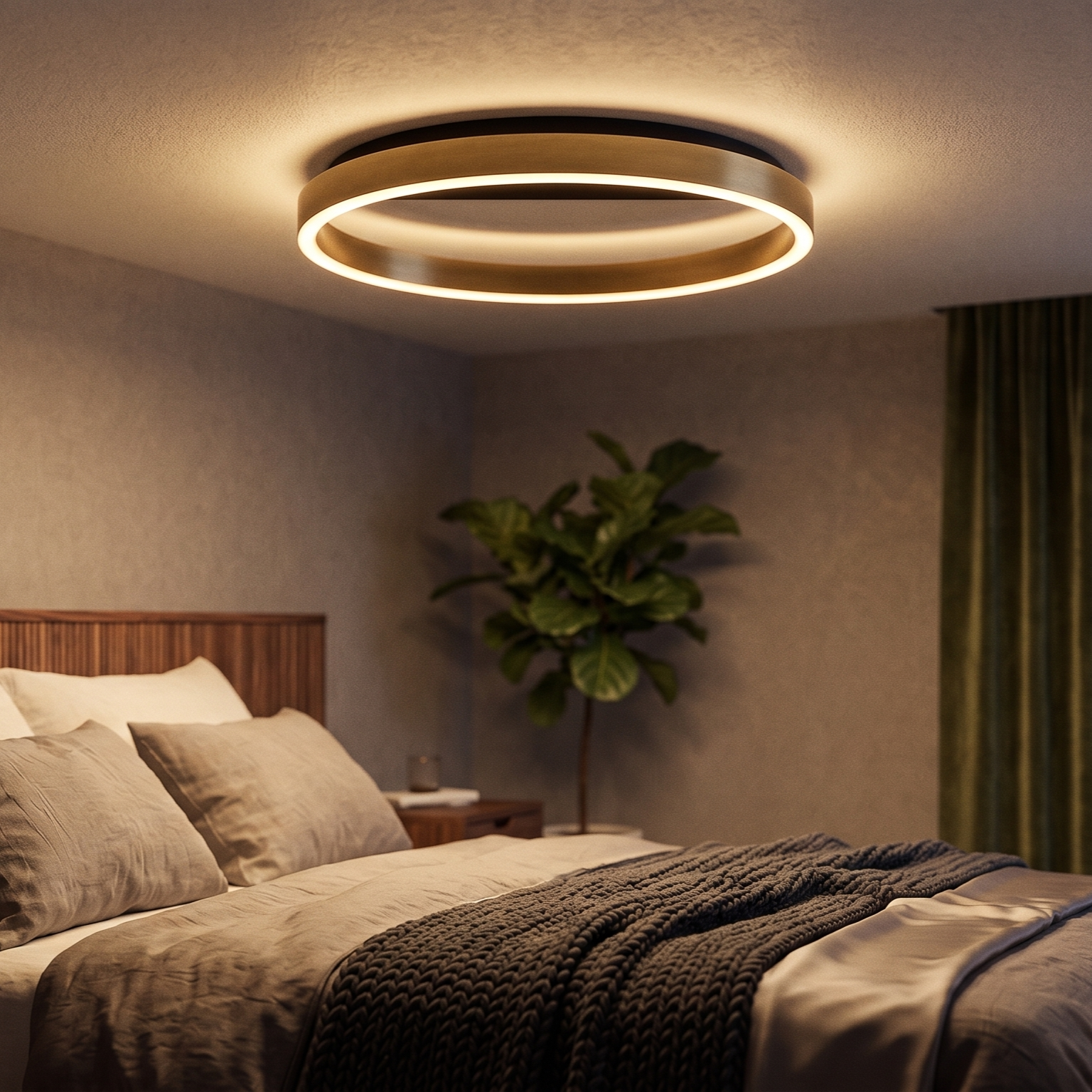 Lustra LED Gold ORIBEL Echivalent 200W