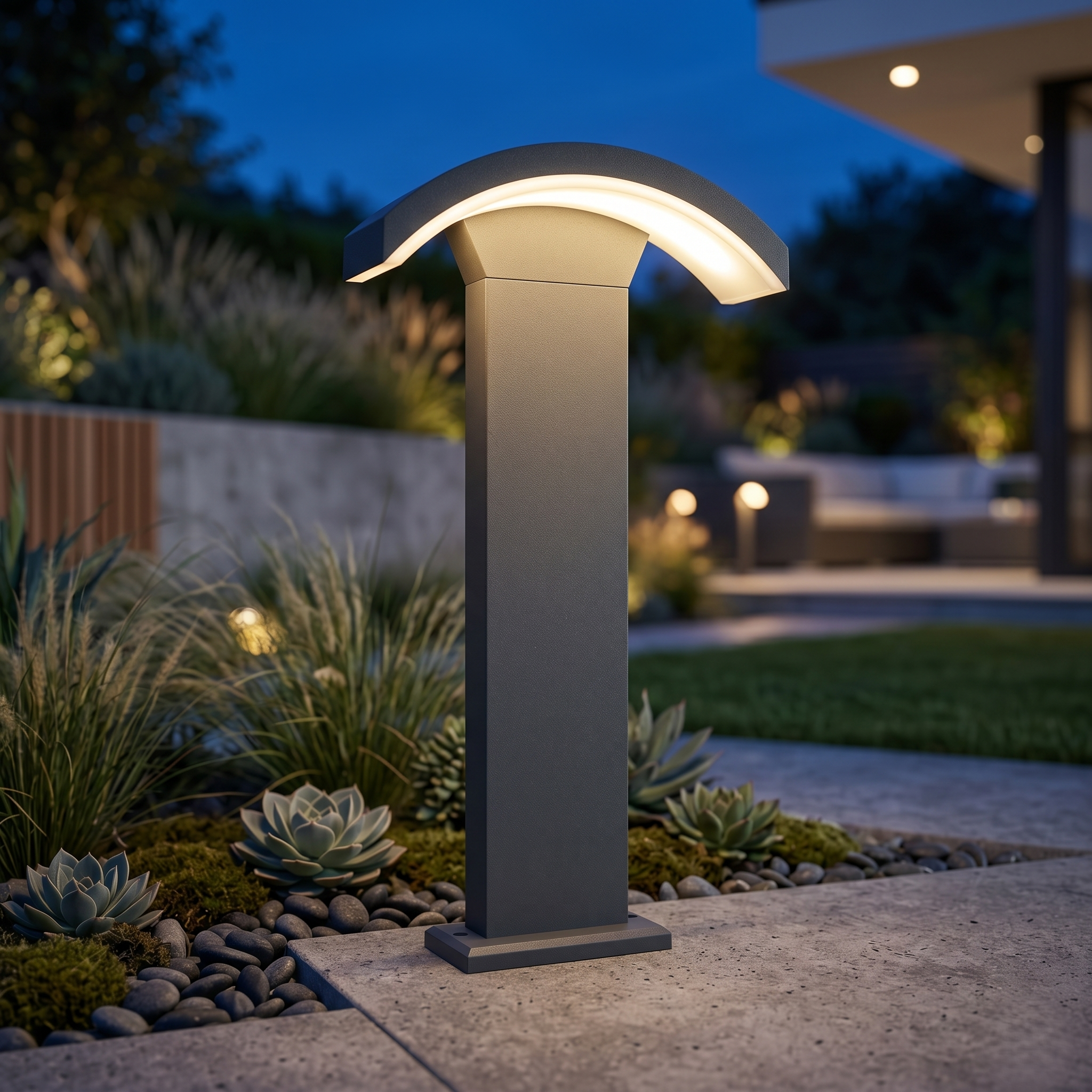 Stalp Ornamental De Gradina LED 12W 600lm 3000K 60CM Helios