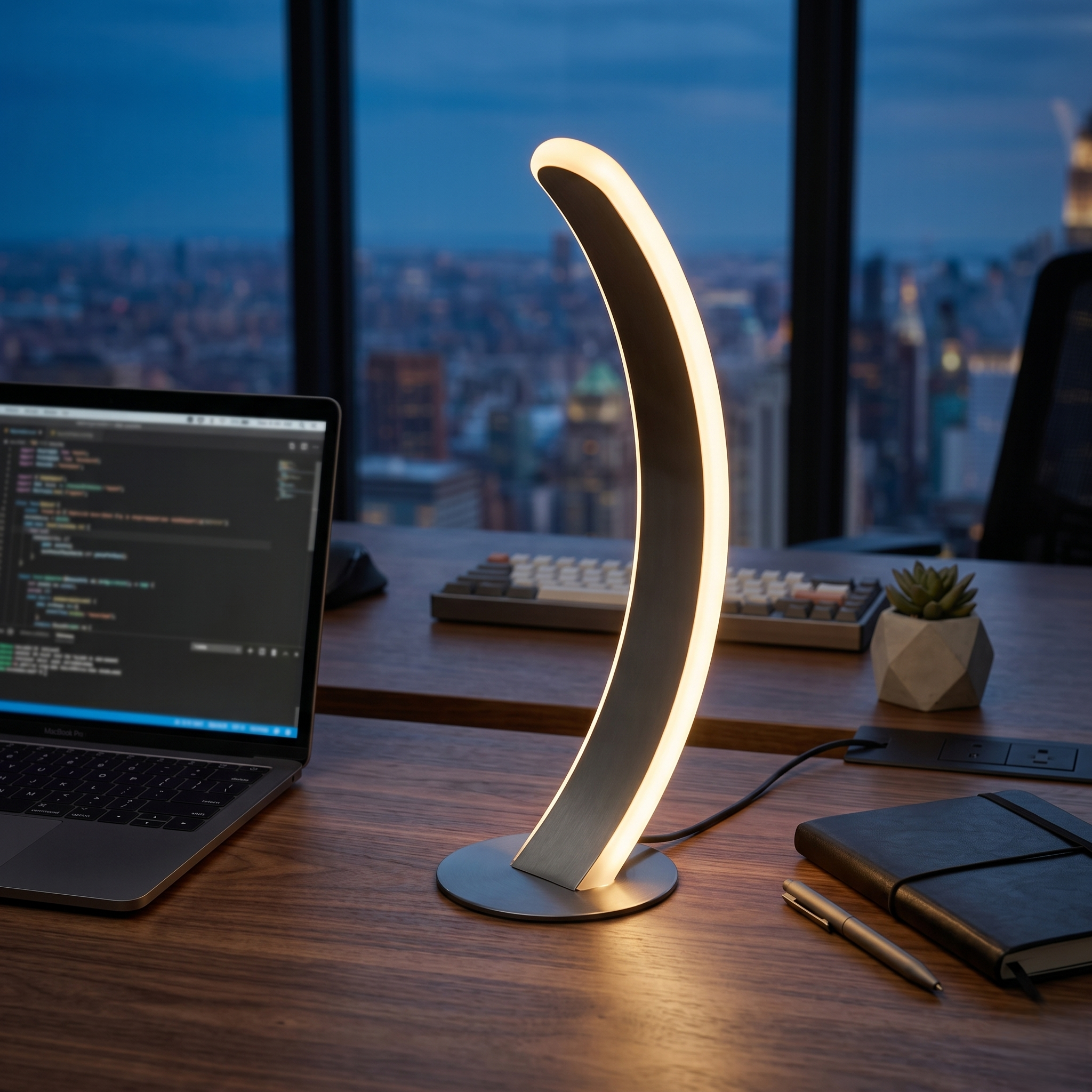 Veioza LED Decorativa Premium Silver ORIVA