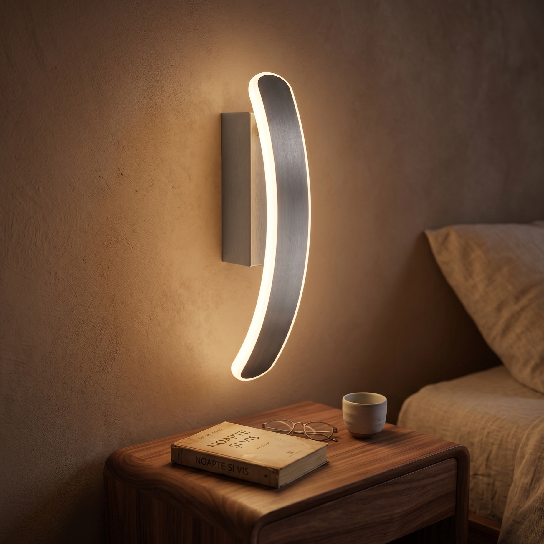 Aplica LED Premium Silver ORIVA Echivalent 100W