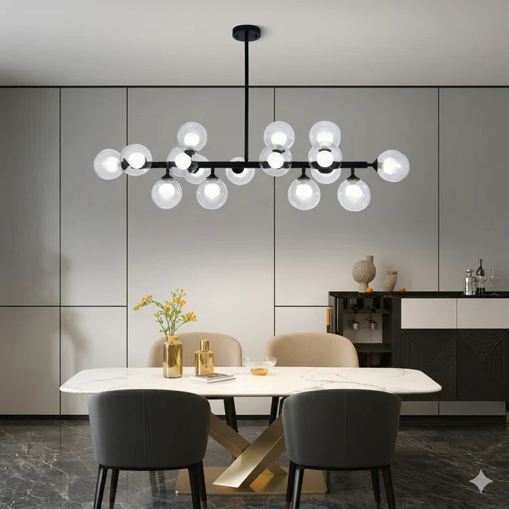 Lustra Nordic Style Abajur Dark Orbs Linnea 16xG9
