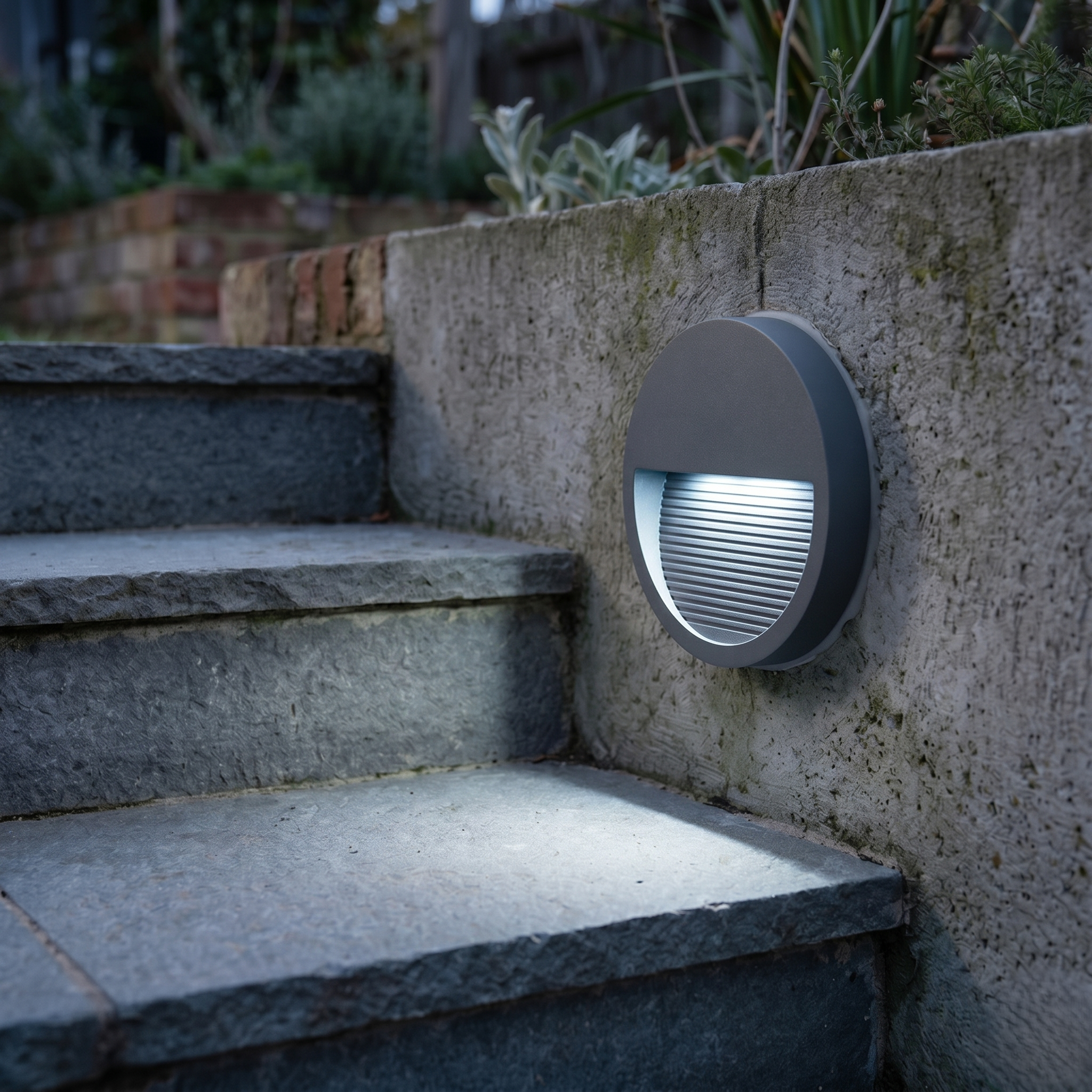 Spot LED Exterior Treapta Aplicat 6W IP65 Rotund