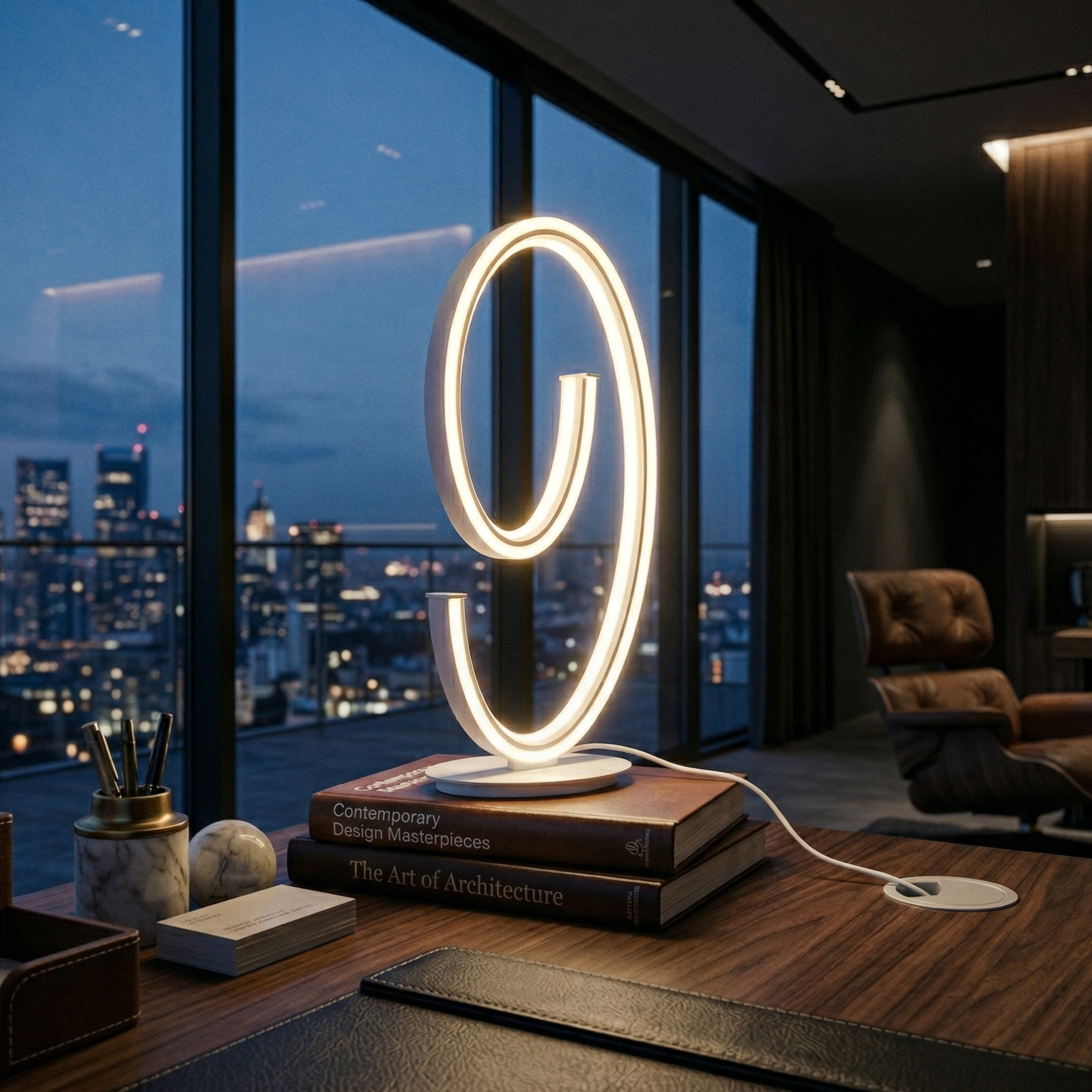 Veioza LED Ciola White 41CM CINQUE Premium