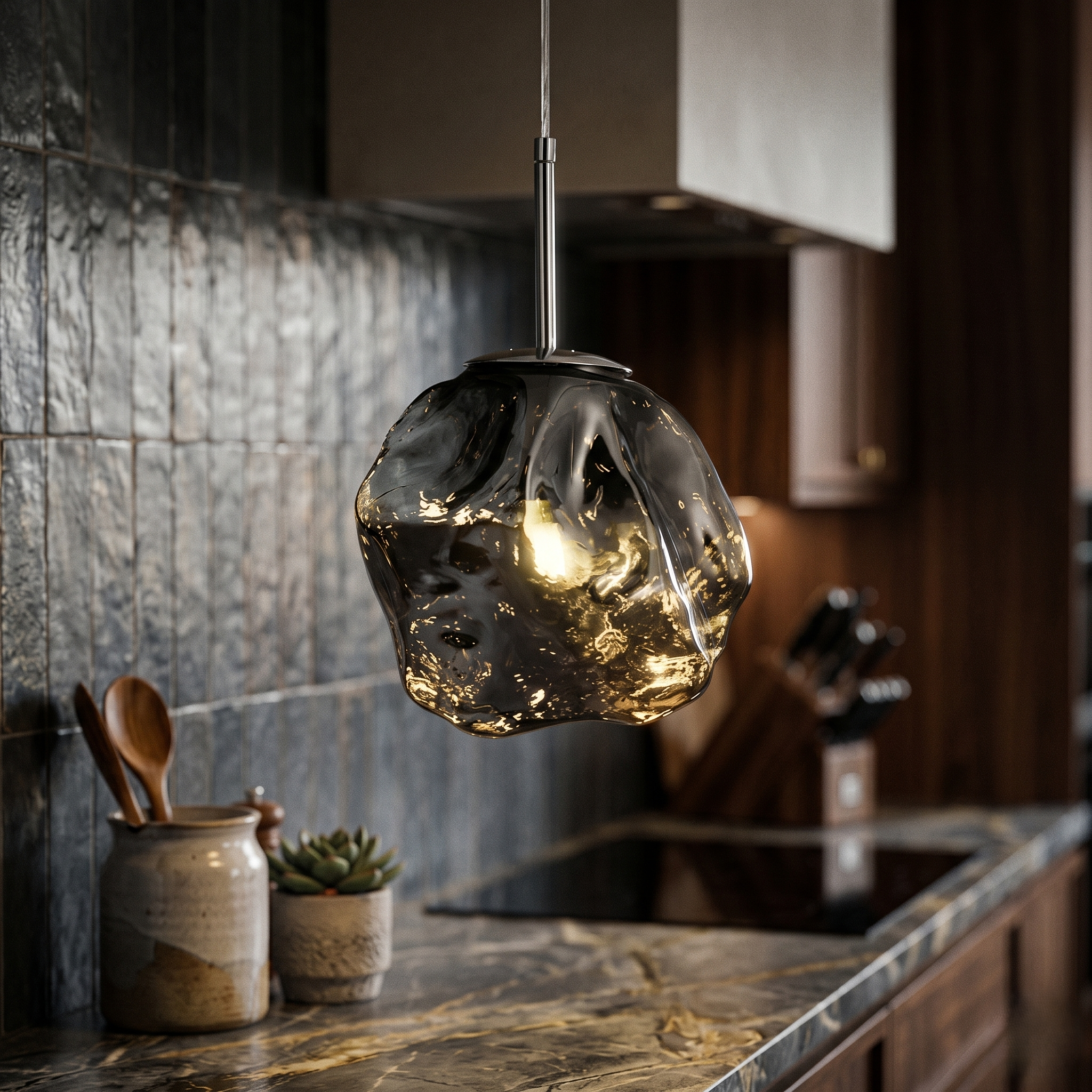 Pendul Luxury Silver ZELERIS 1xE27