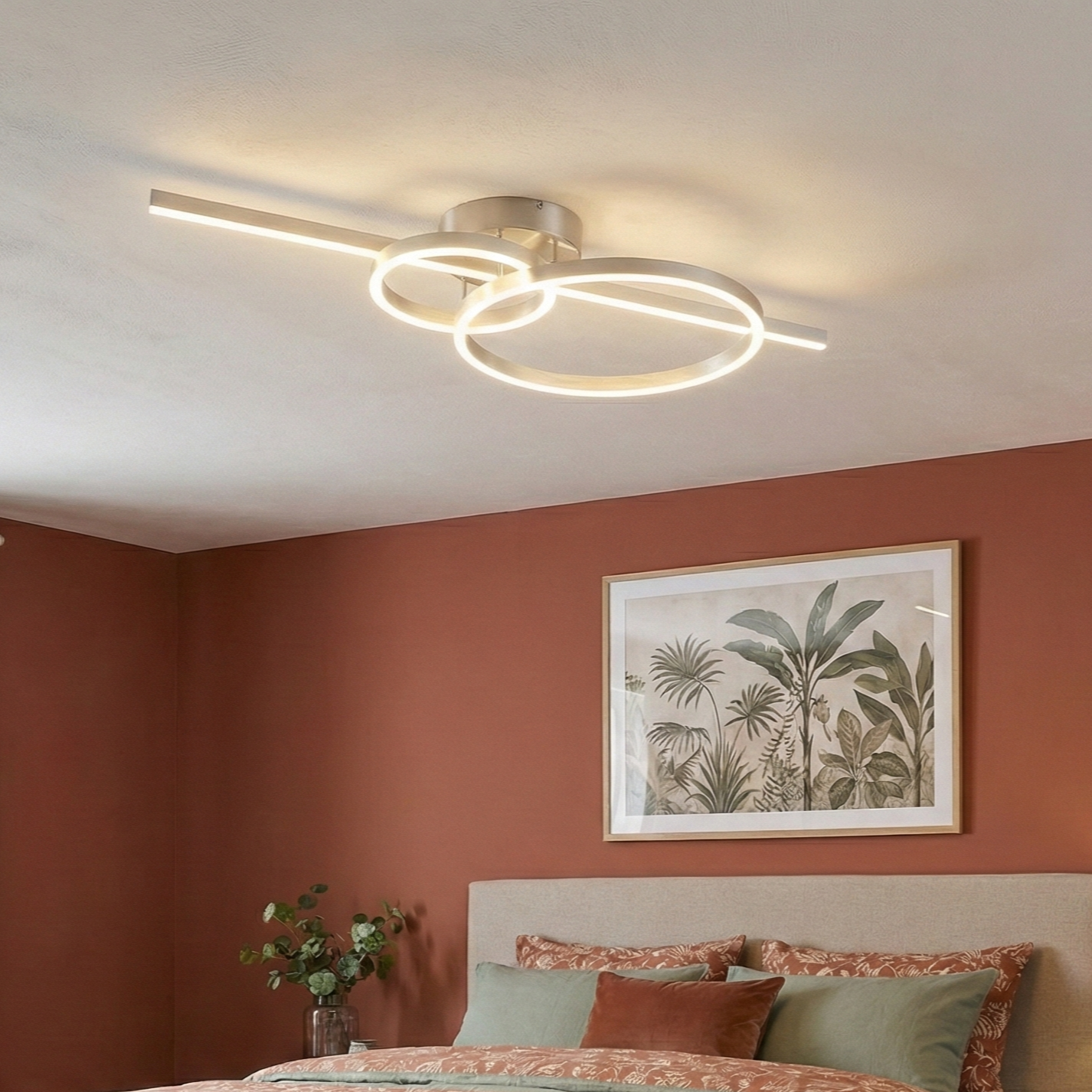 Lustra LED Premium MONTILLA Nichel Chrome Echivalent 600W