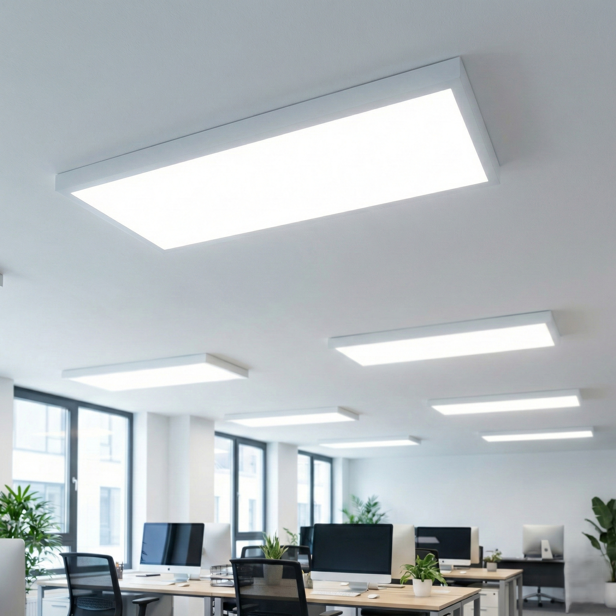 Panou LED Aplicat 2240lm 60x30cm Alb