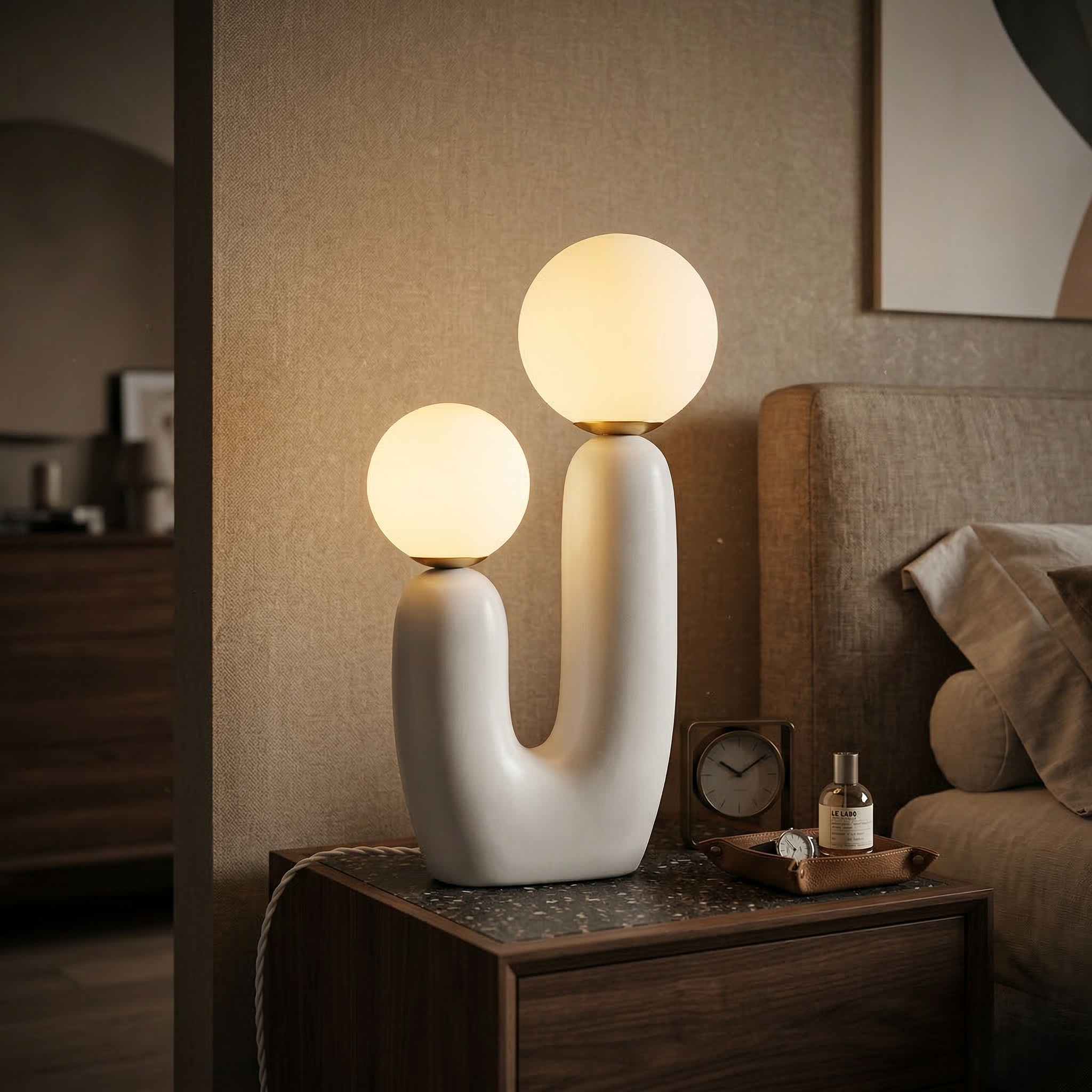 Veioza Moderna Decorativa Twin Glow