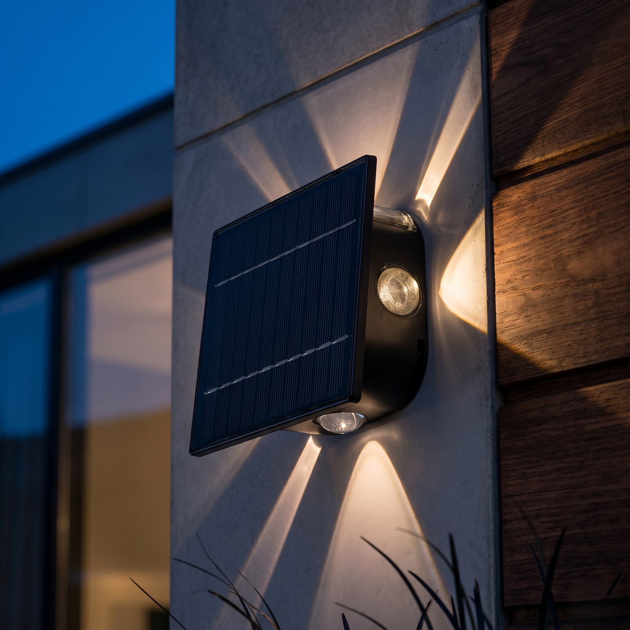 Aplica LED Solara IP54 Caldora Black Premium