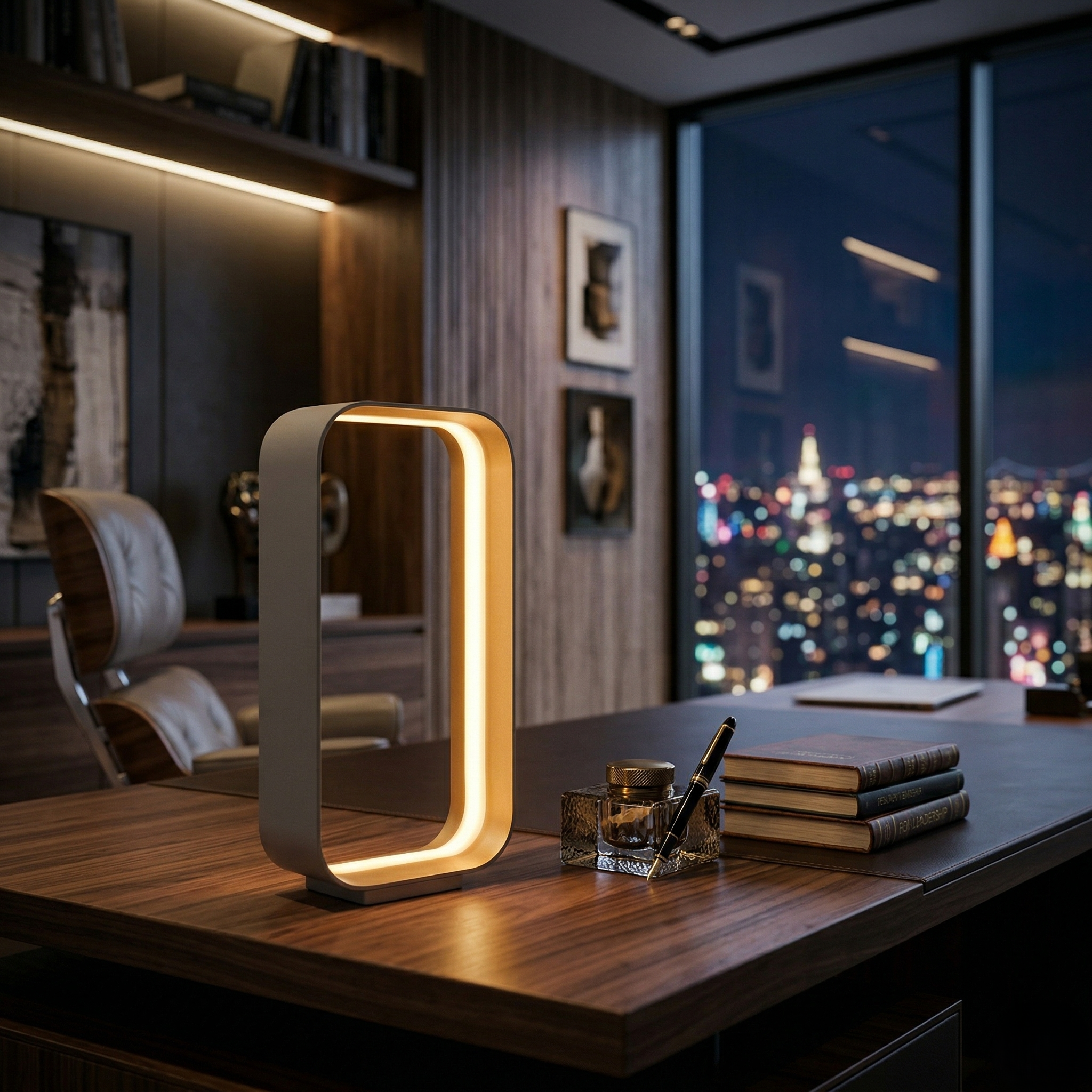 Veioza LED CIZIONE Black 41CM CINQUE Premium