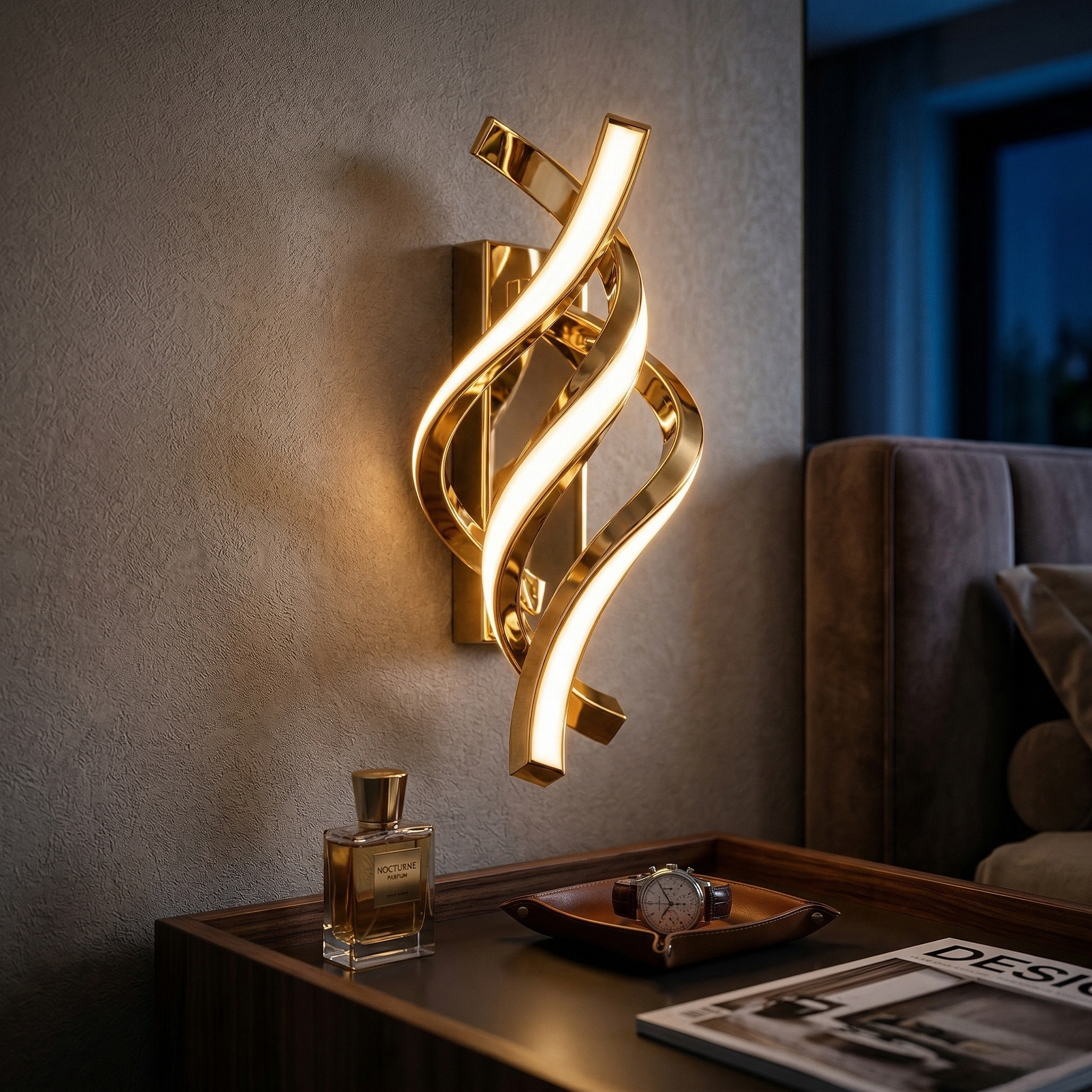 Aplica LED MARY GOLDEN Gloss Echivalent 100W