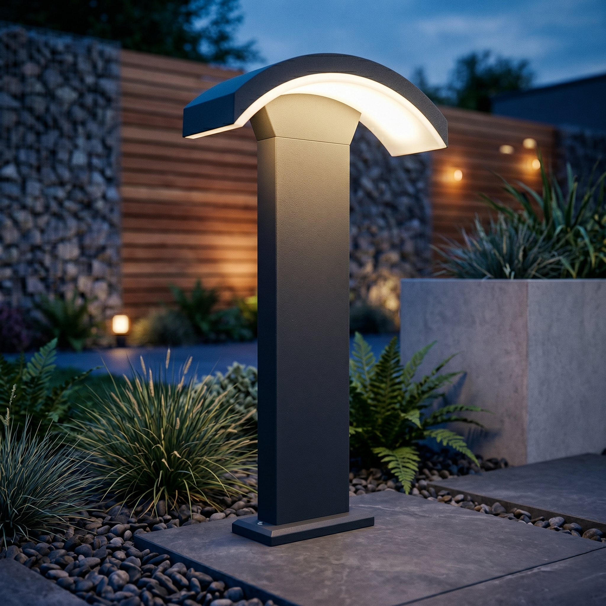Stalp Ornamental De Gradina LED 12W 600lm 3000K 60CM Helios