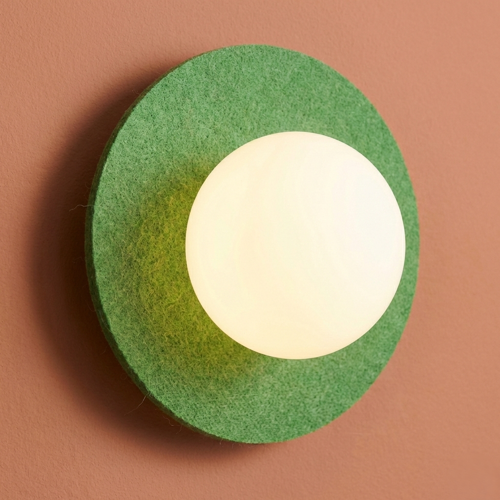 Aplica LED Felt Verde 1 x E27