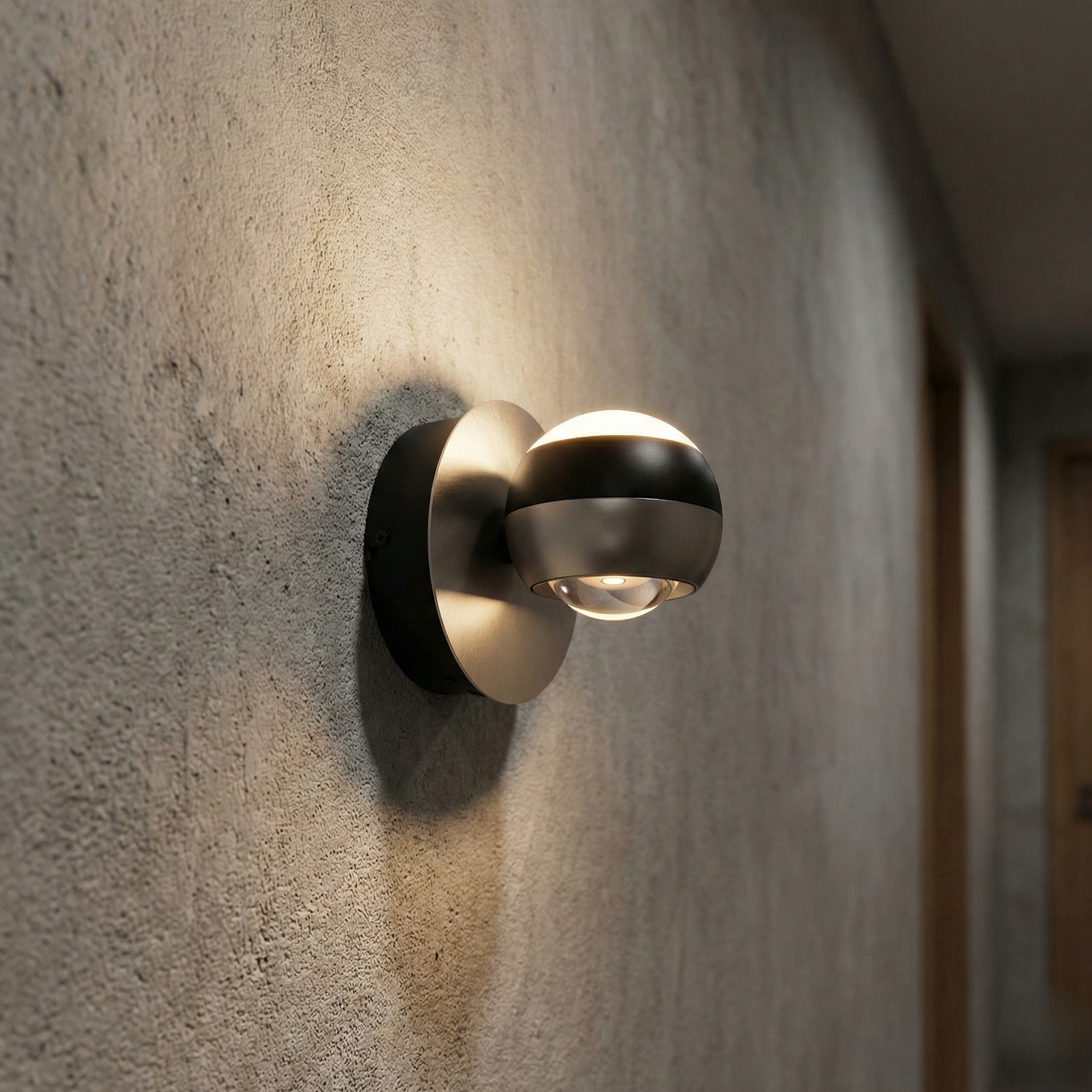 Aplica LED PREMIUM Perete SILVER ORBIT