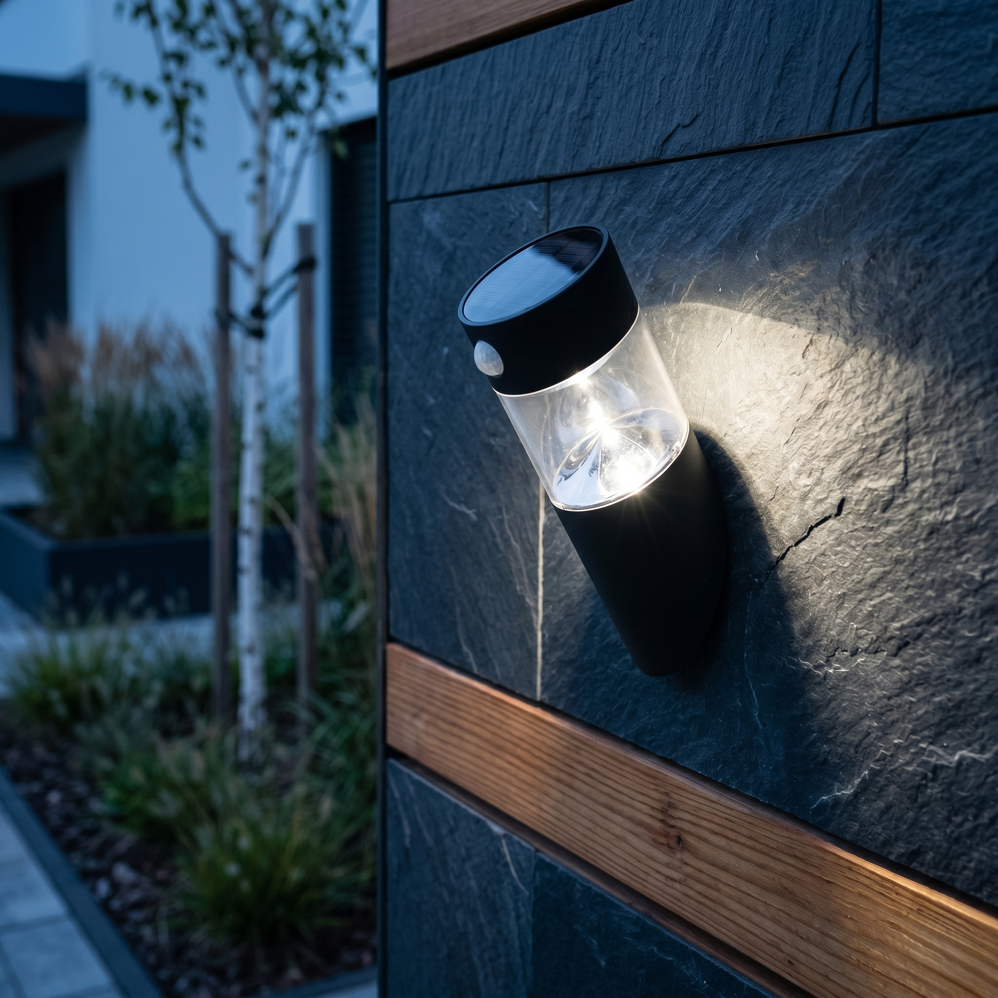Aplica LED Solara ORLIN Exterior Neagra Premium