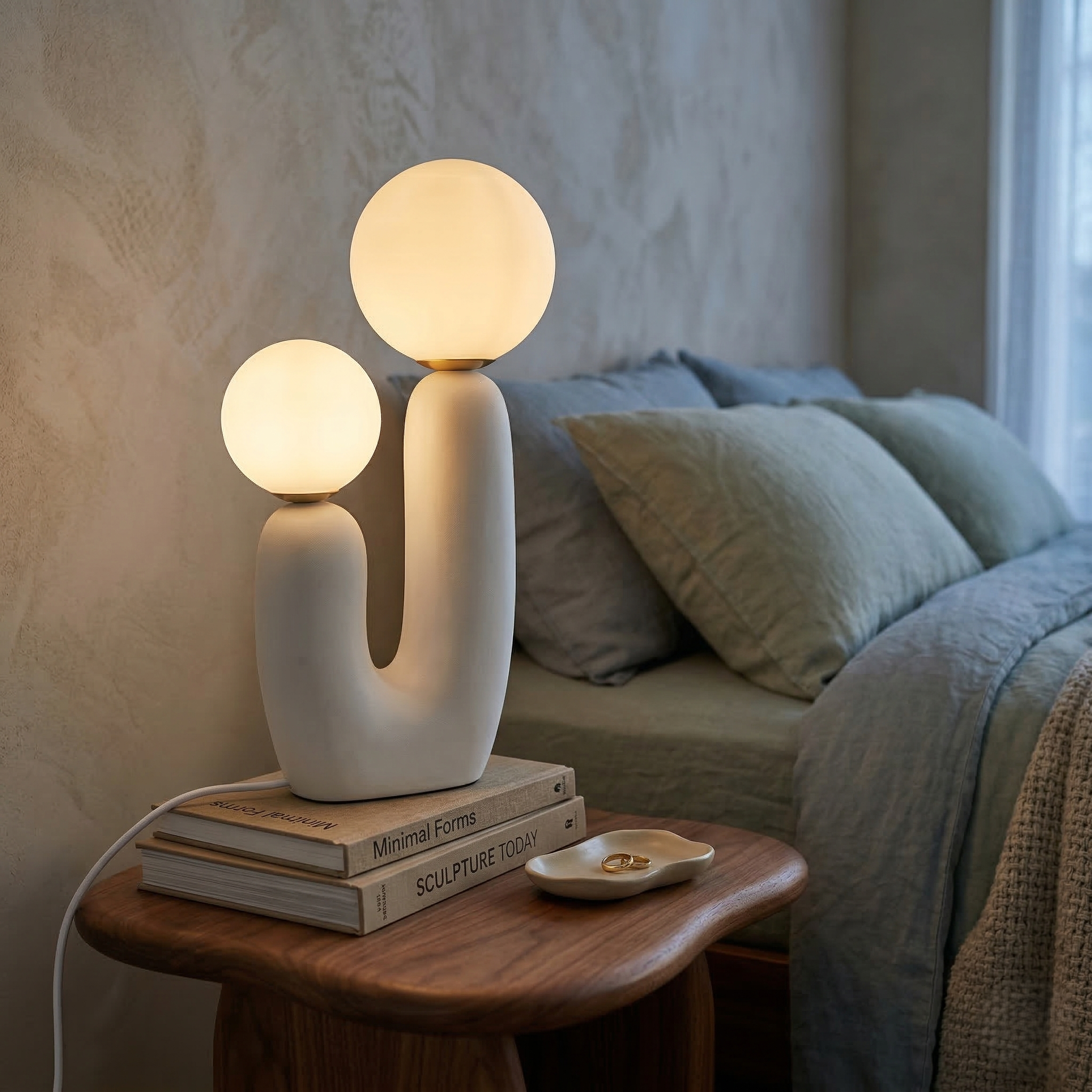 Veioza Moderna Decorativa Twin Glow