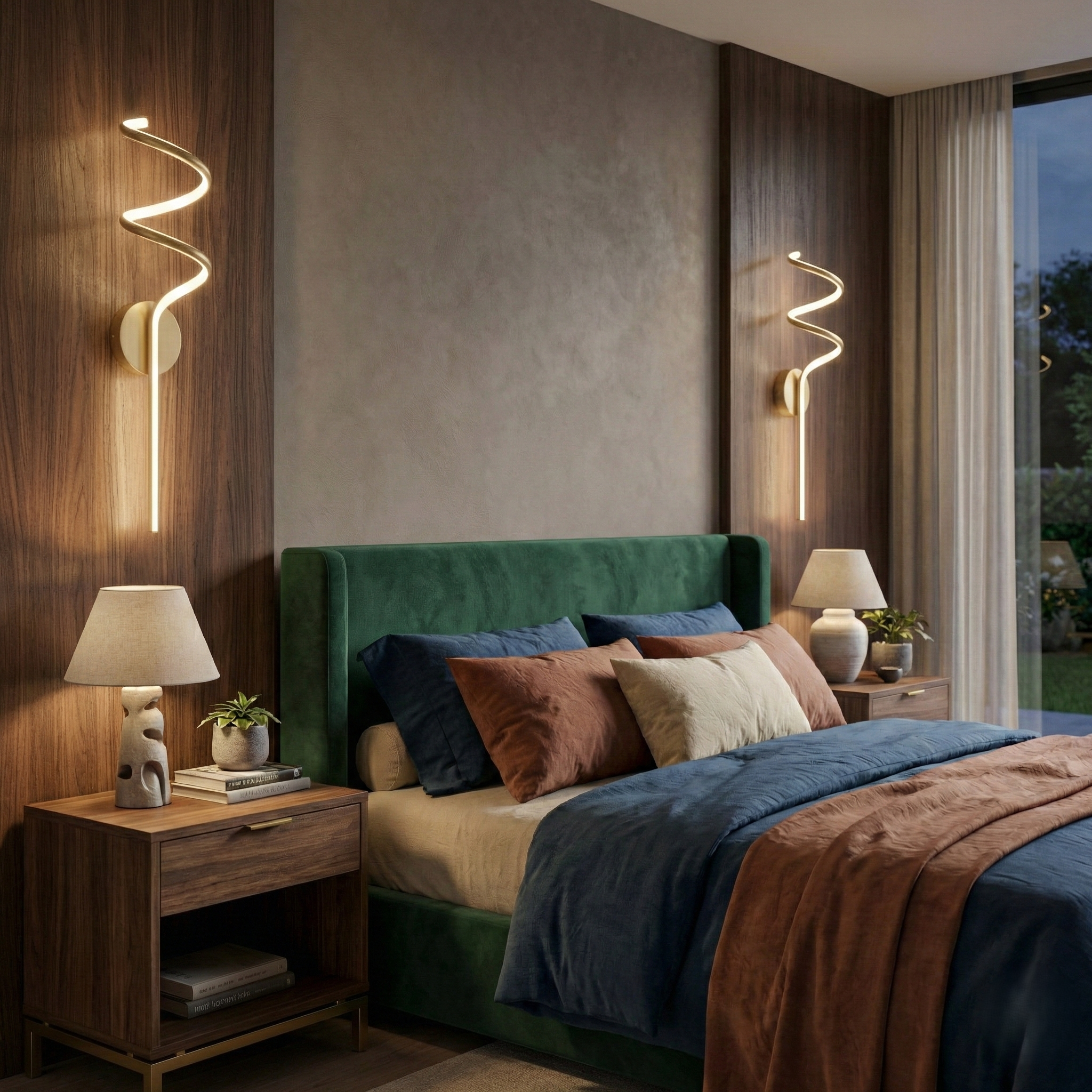 Aplica LED Serpent Gold Echivalent 150W