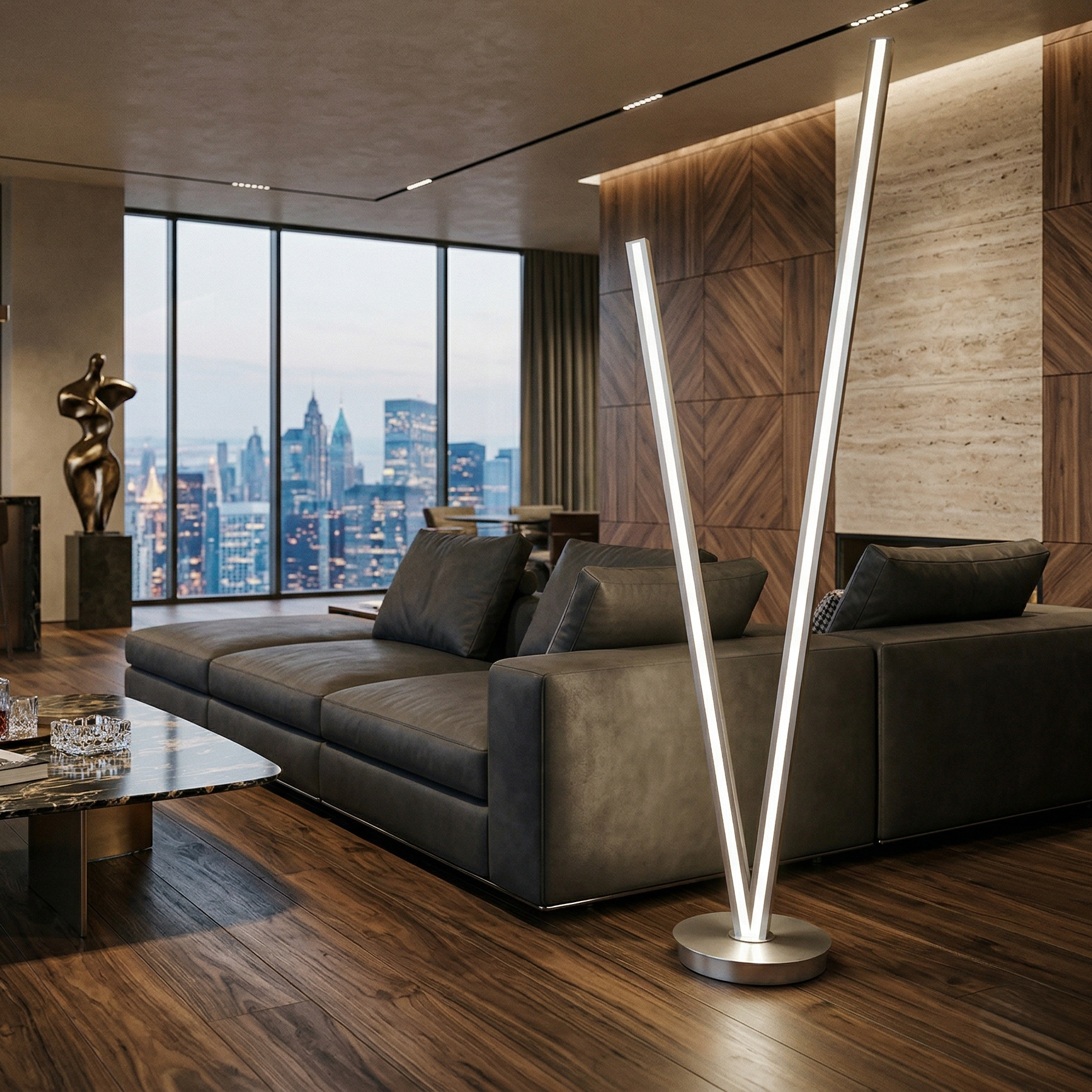 Lampadar PREMIUM CINQUE CICANTO WHITE 172CM