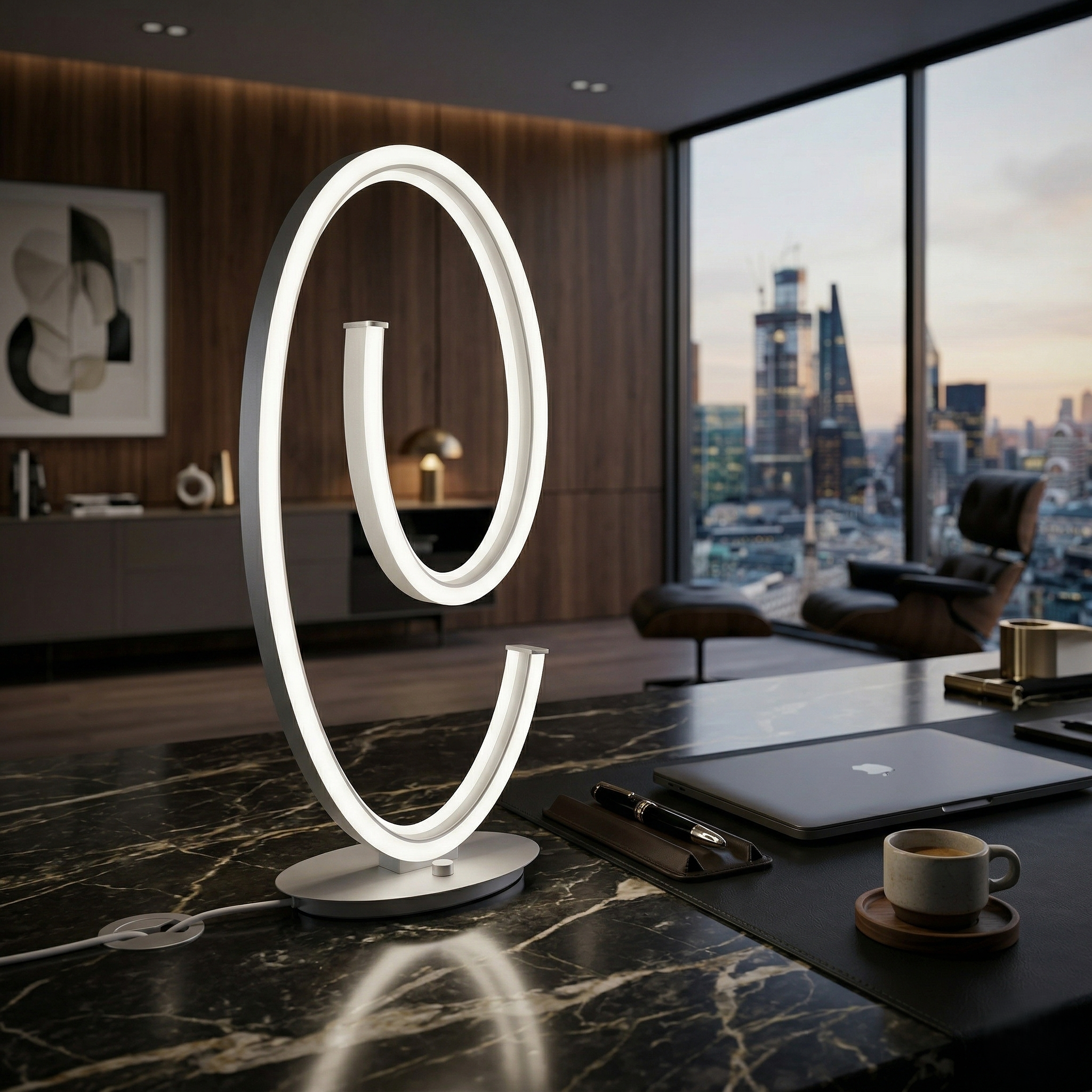 Veioza LED Ciola Silver 45CM CINQUE Premium
