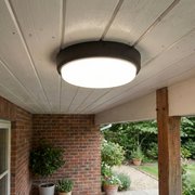 Aplica LED 18W Rotunda BAT Neagra Exterior Echivalent 150W