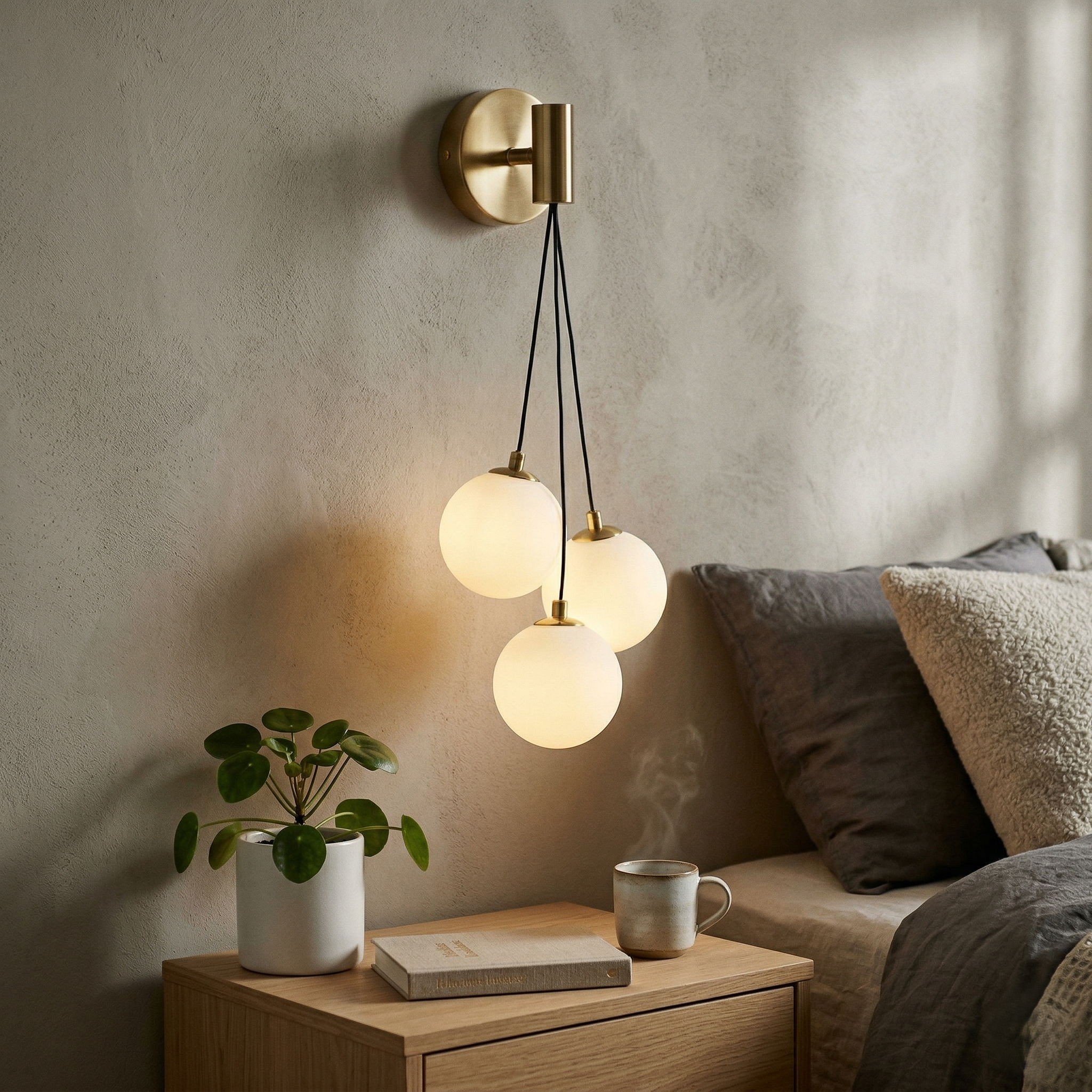 Aplica Nordic Style Abajur Mat Golden Bundle