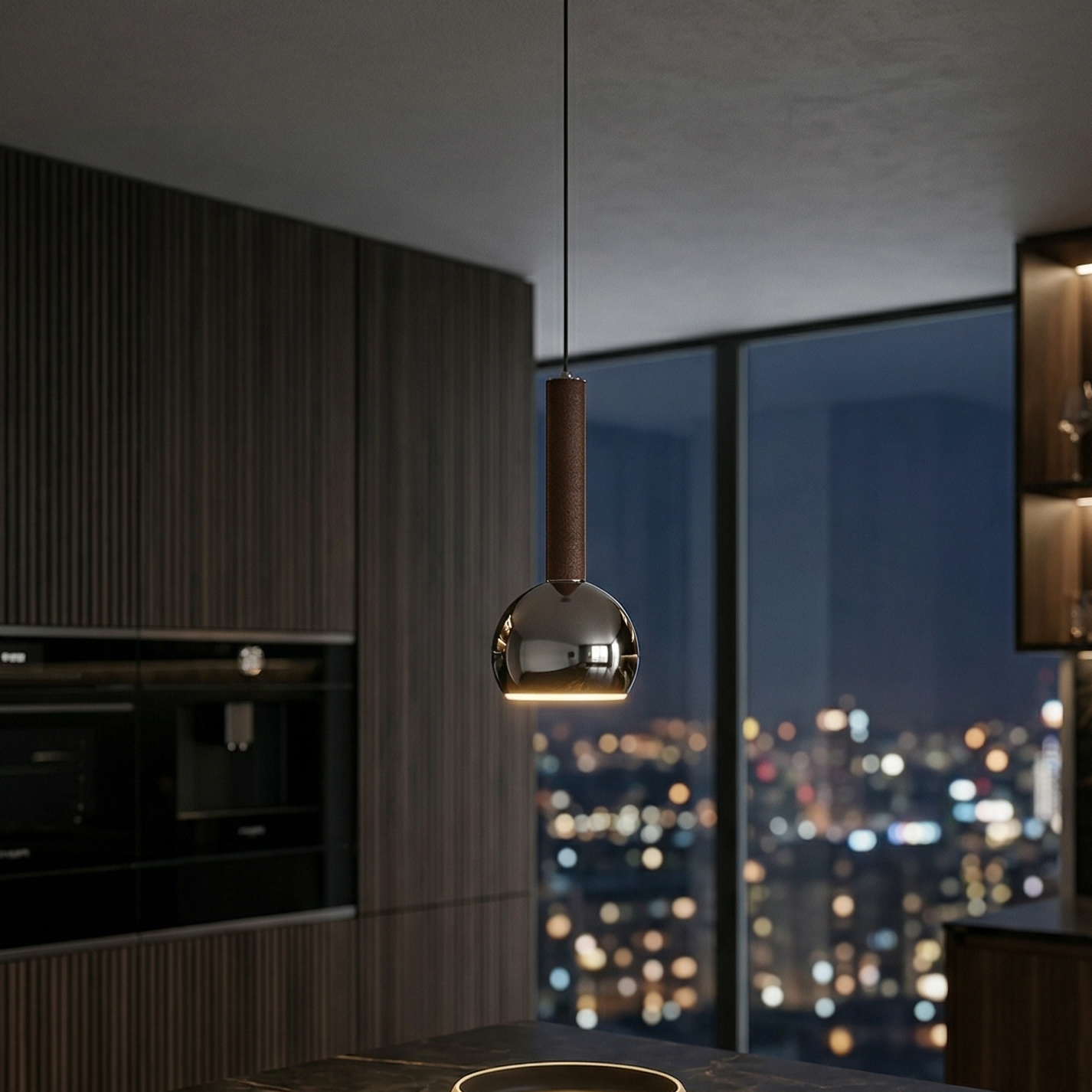 Pendul Modern Ciliana Brown 1xE27 CINQUE Premium