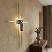 Aplica LED cu Ceas Lines Chrono AL279-A