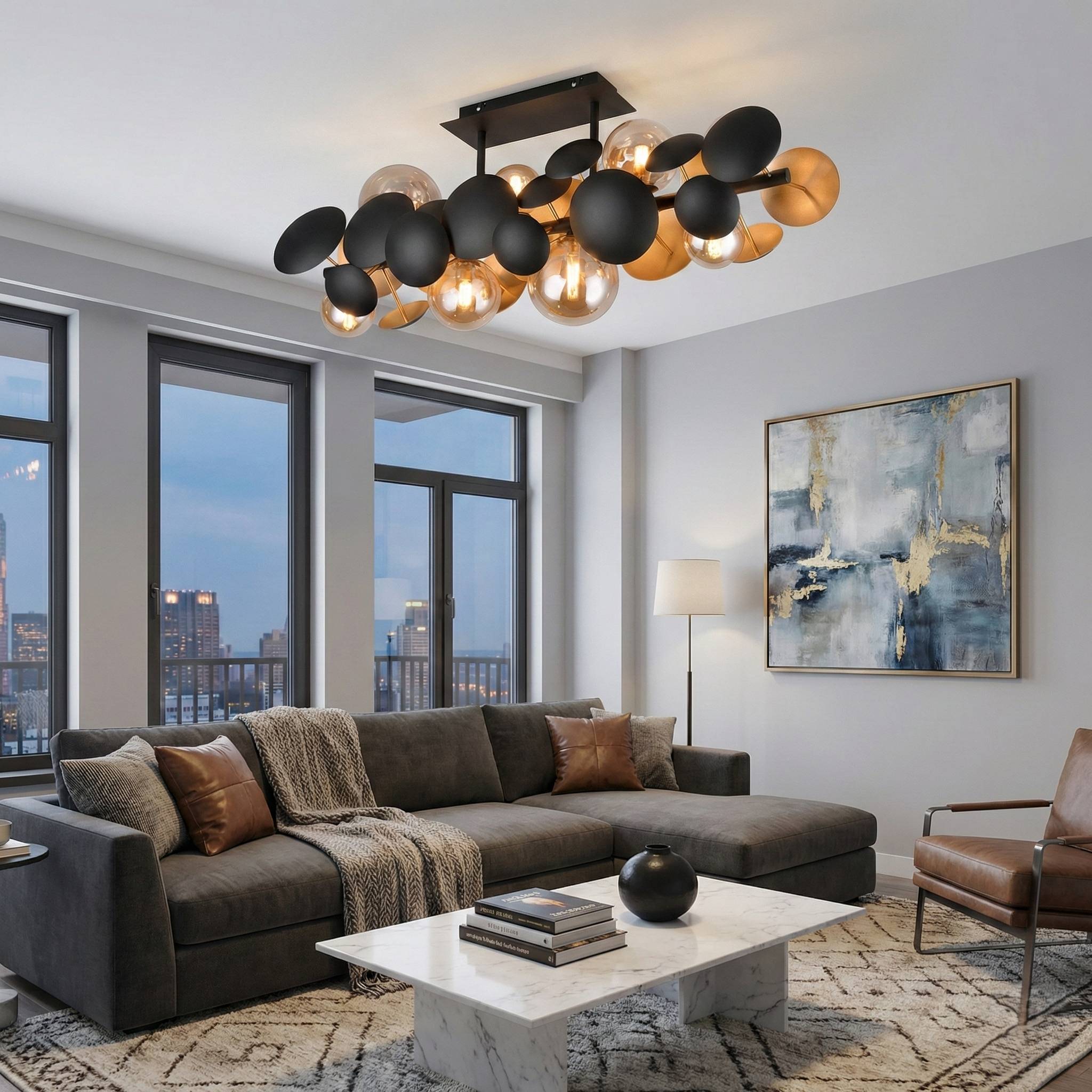 Lustra Abajur Luxury BUBBLE