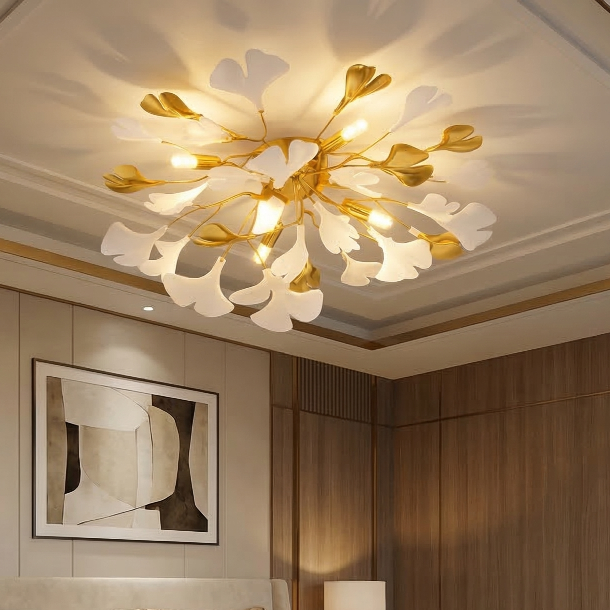 Lustra Aplicata LUXURY Golden VALERY 50CM