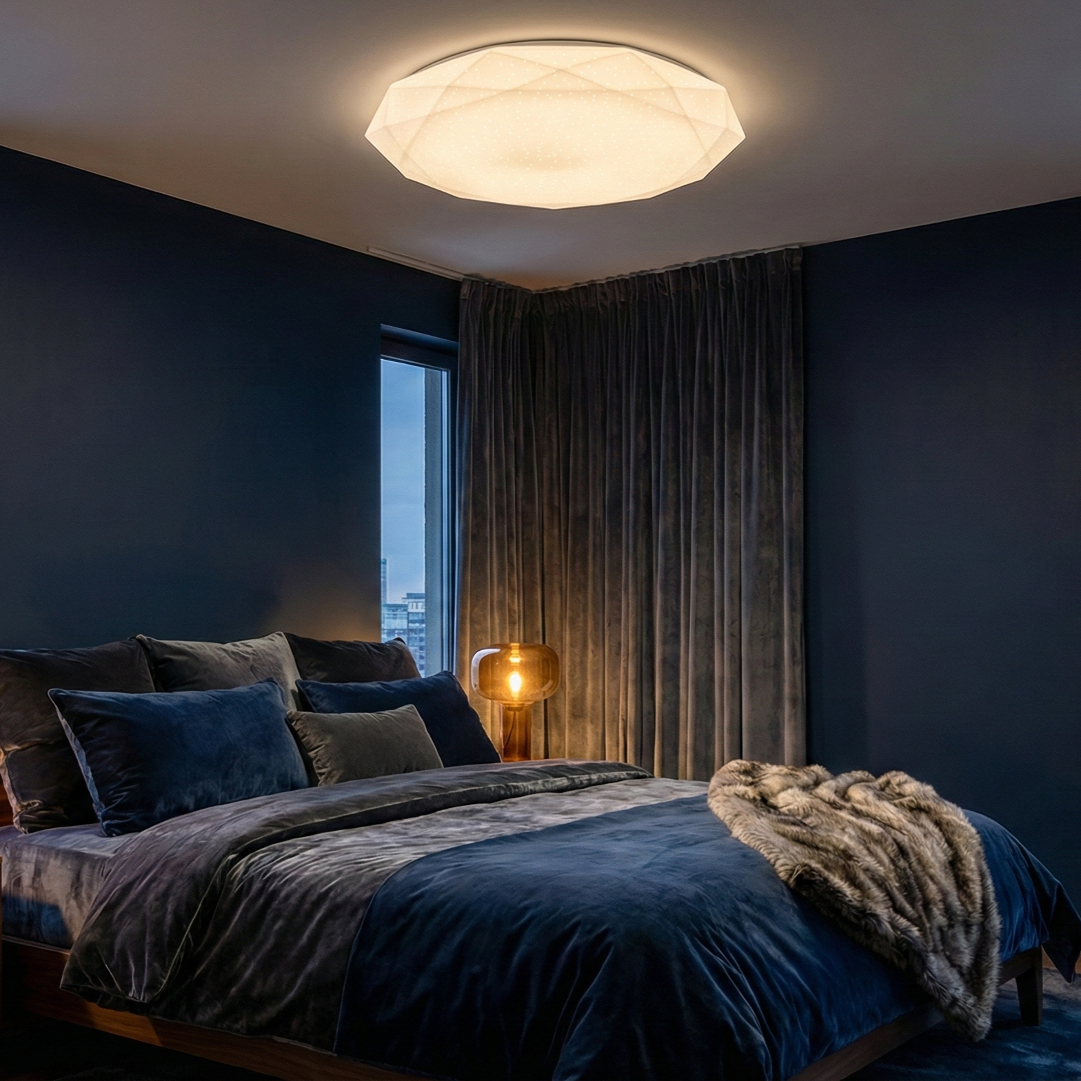 Plafoniera LED 24W Diamond Echivalent 300W 34CM