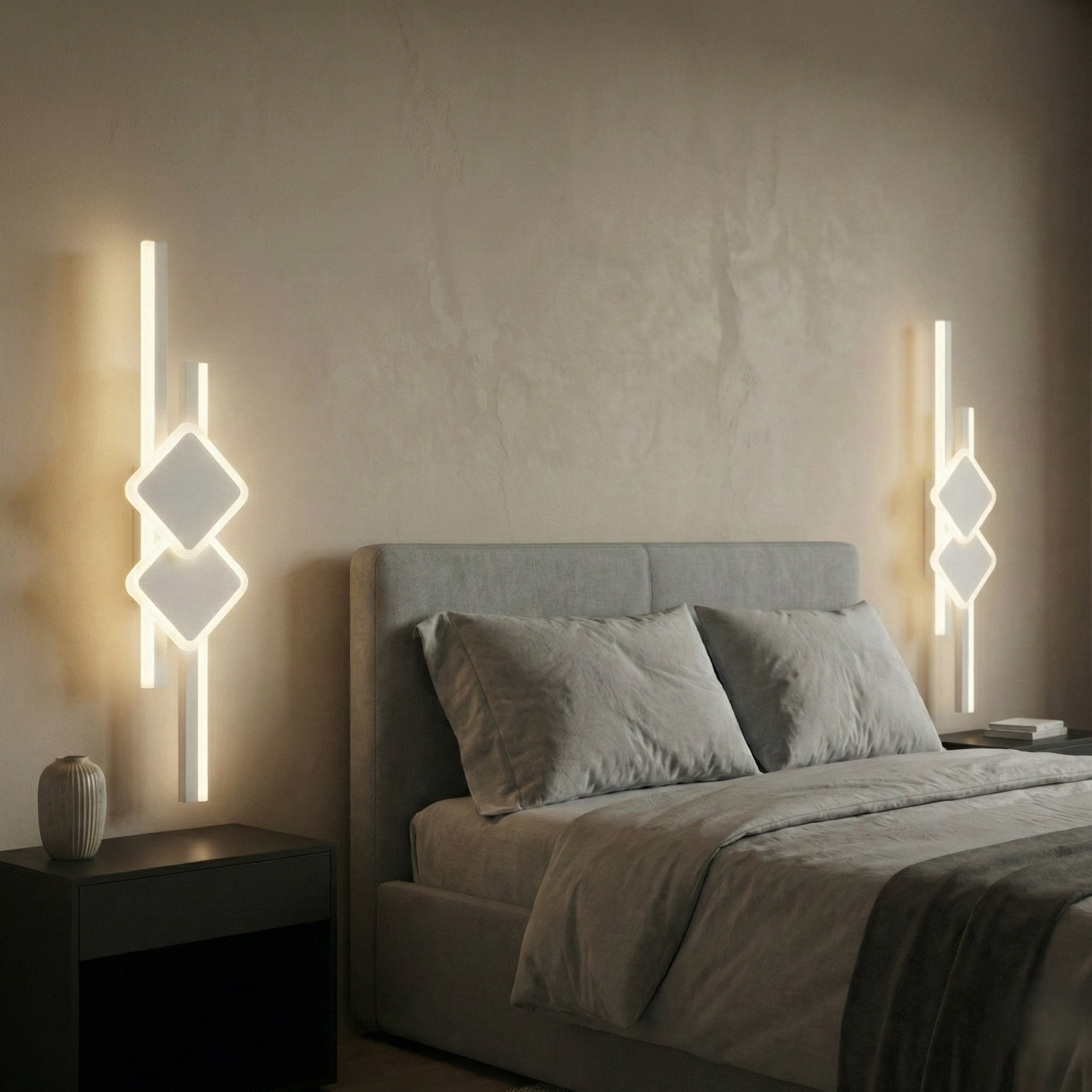 Aplica LED ARC BLOCK White Echivalent 200W