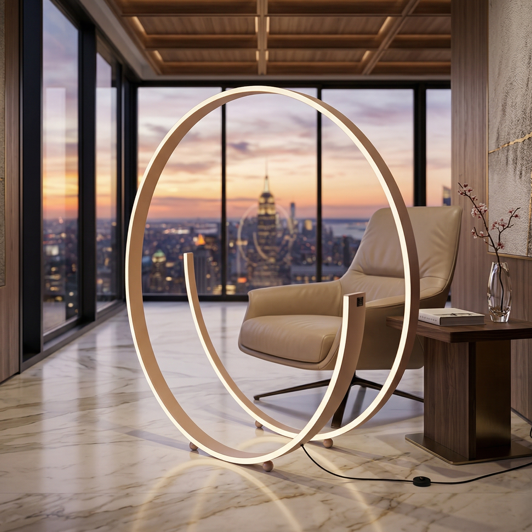 Lampadar Cinardi Beige 75CM CINQUE Premium