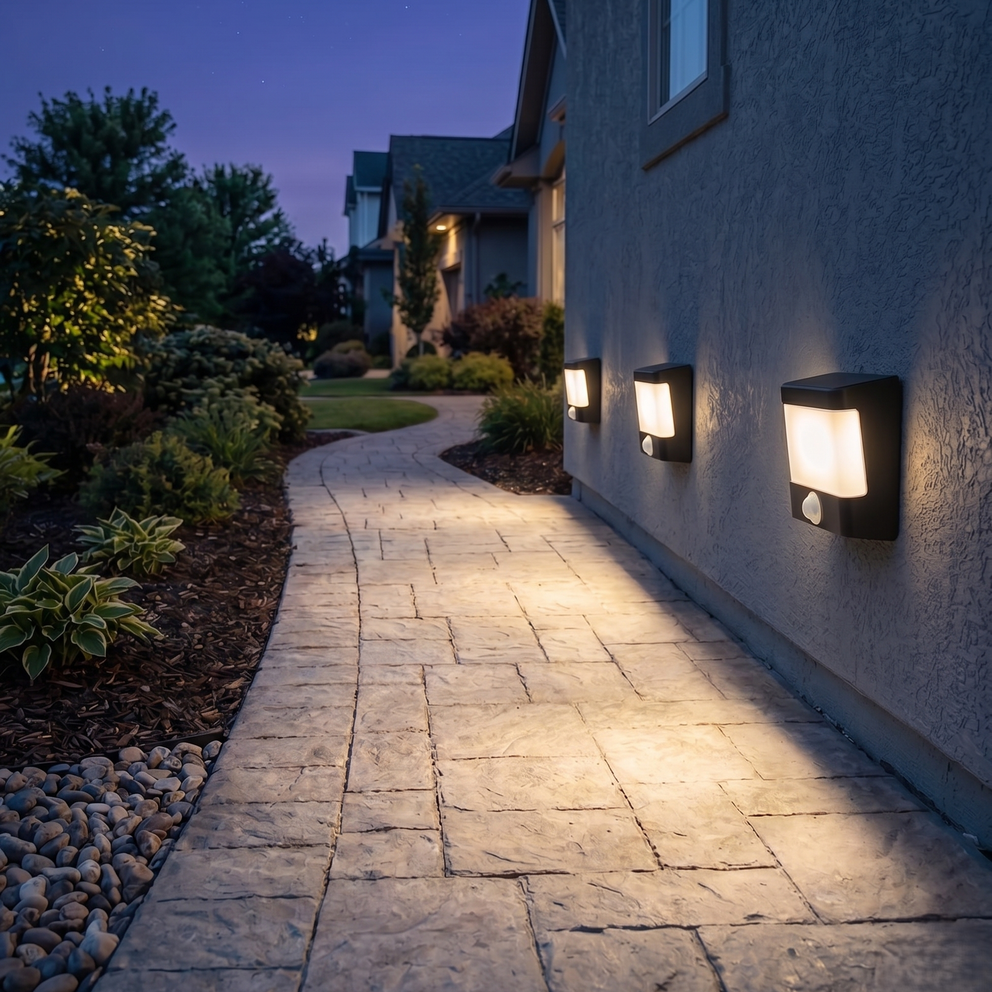 Aplica LED Exterior IP65 12W Cu Senzor 7781