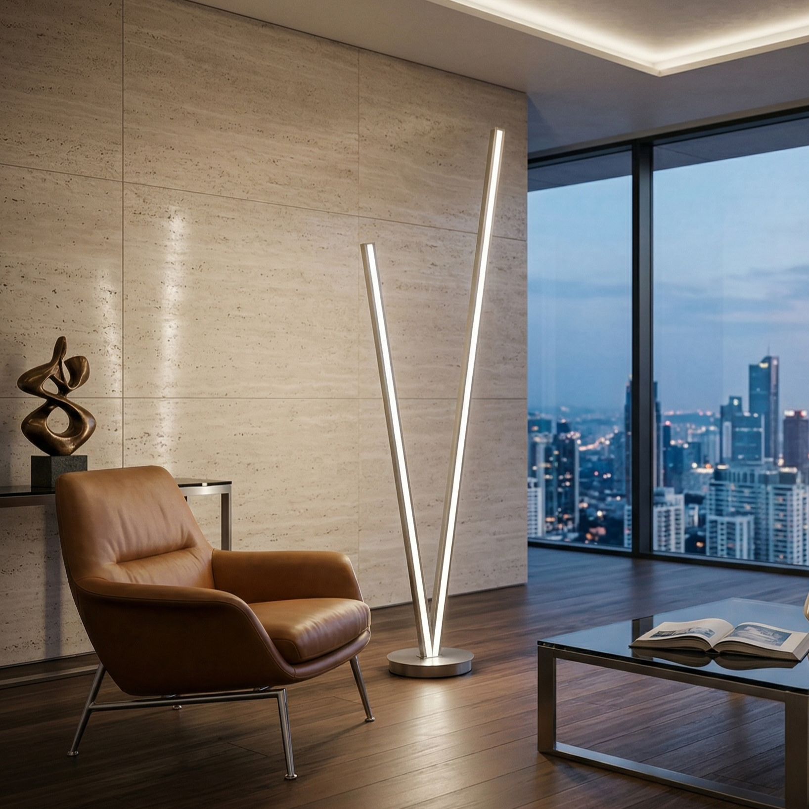 Lampadar PREMIUM CINQUE CICANTO WHITE 172CM