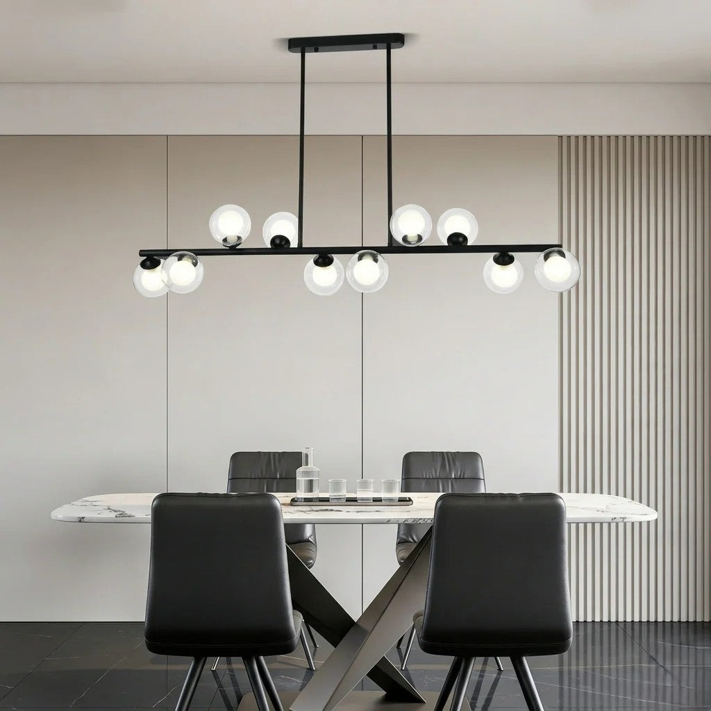 Lustra Nordic Style Abajur Dark Orbs Linnea 10xG9