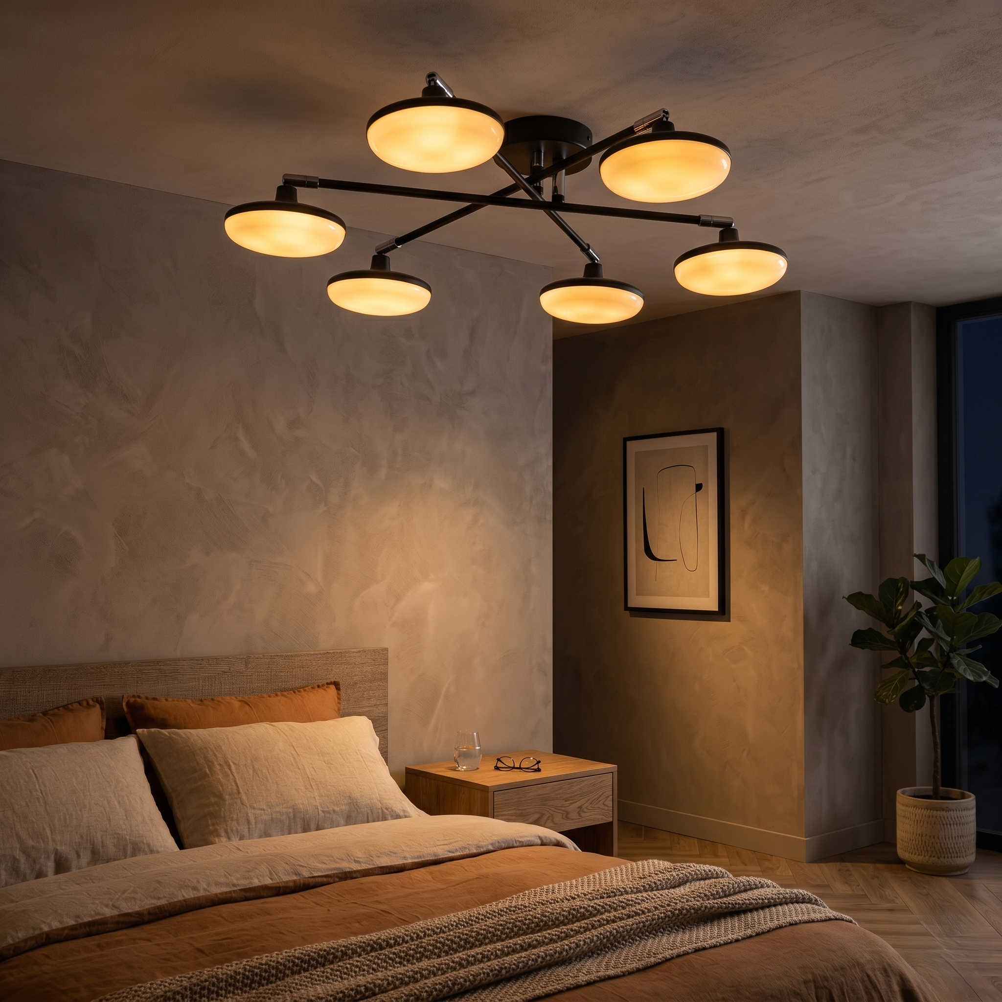 Lustra LED Aplicata Premium TINDRA Echivalent 300W