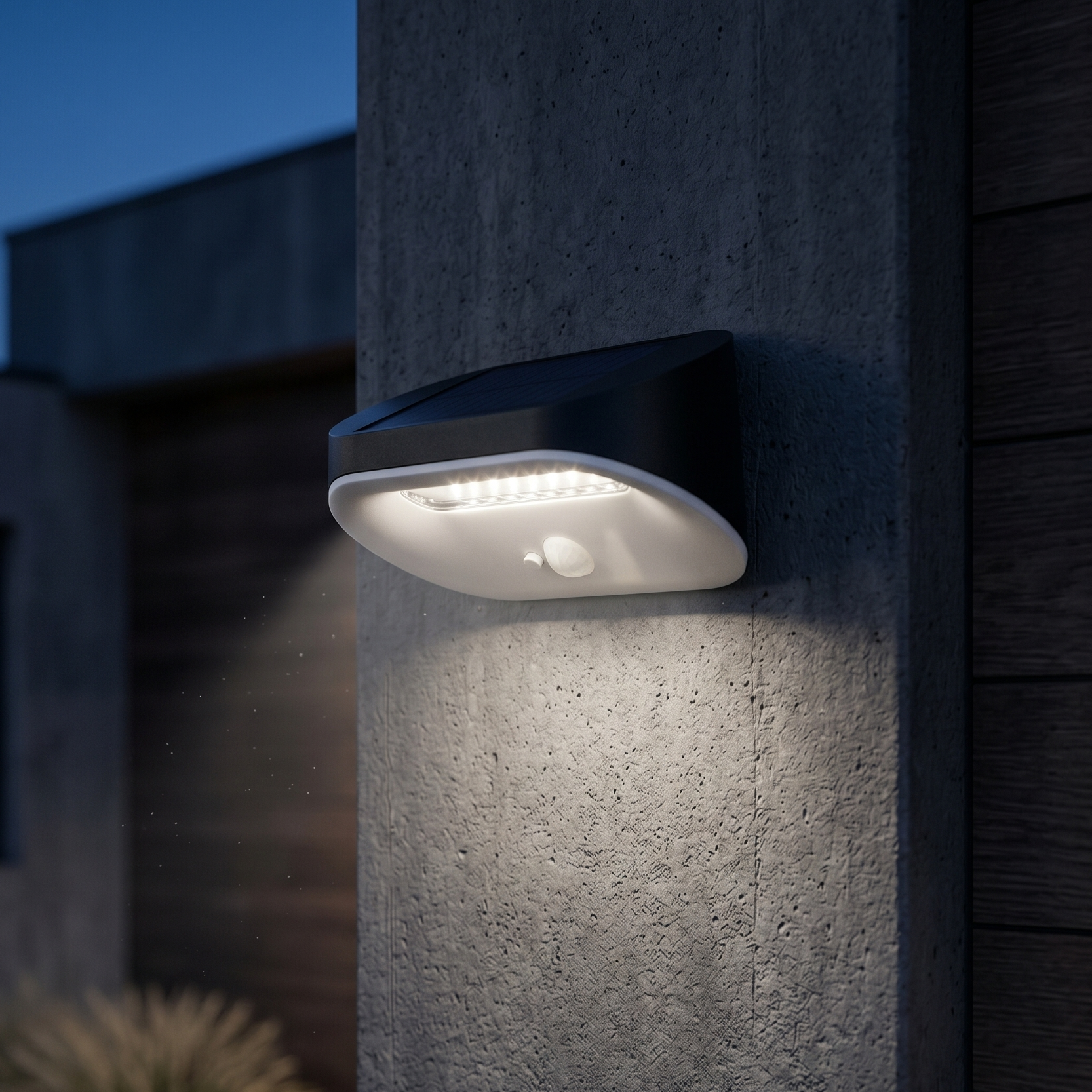 Aplica LED Solara 3W VEXA Exterior cu Senzor Neagra