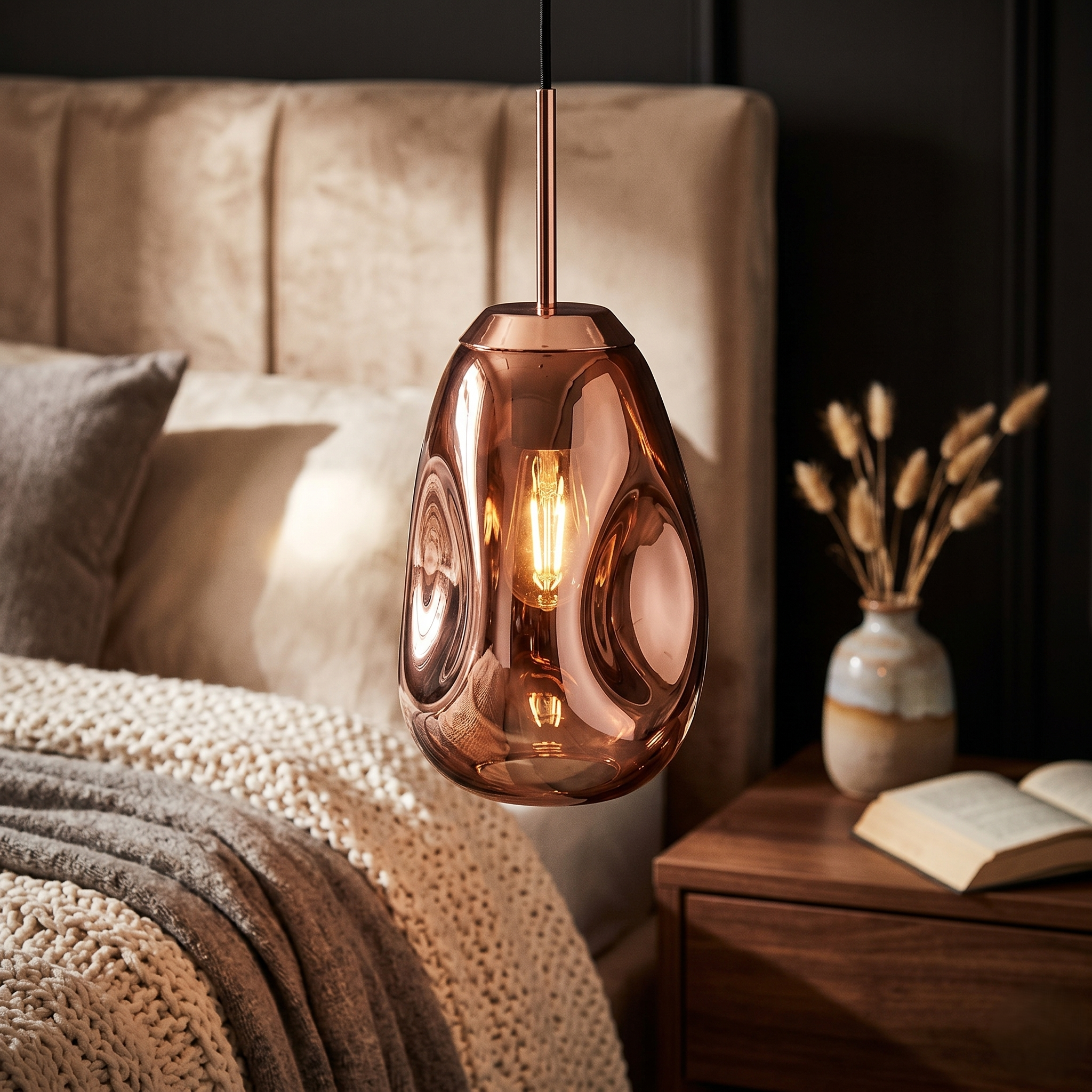 Pendul Luxury Rose Gold CAVO 1xE27