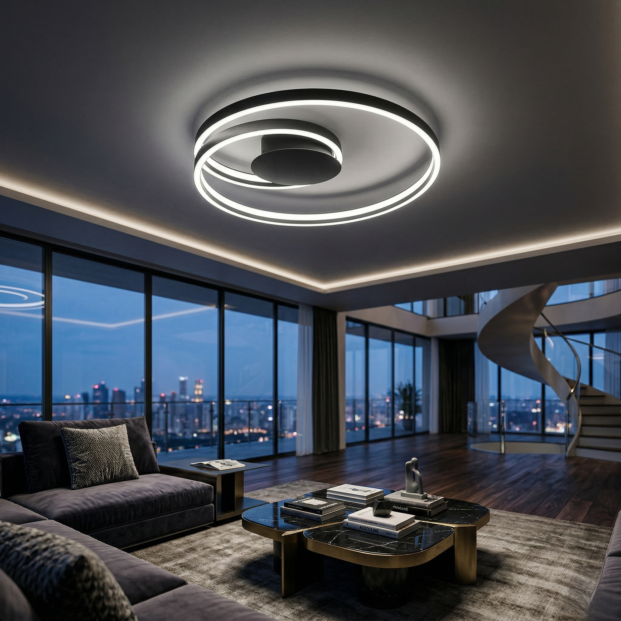 Lustra LED Aplicata PREMIUM CINQUE CIOLA Echivalent 500W