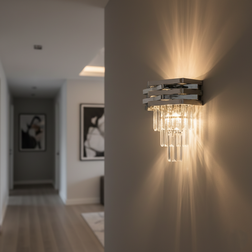Aplica Perete Cristal Silver MALVINA Resigilat R3