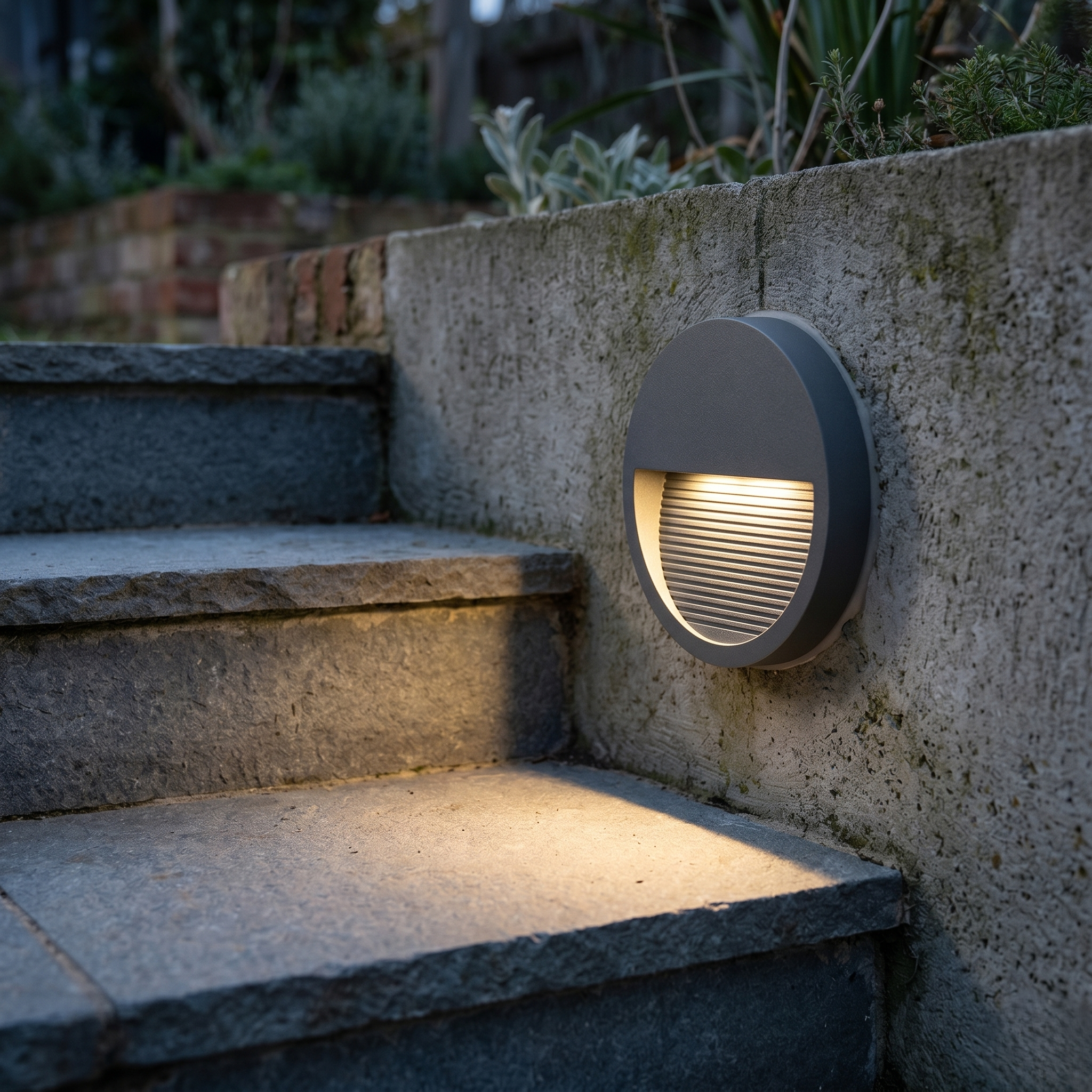 Spot LED Exterior Treapta Aplicat 6W IP65 Rotund