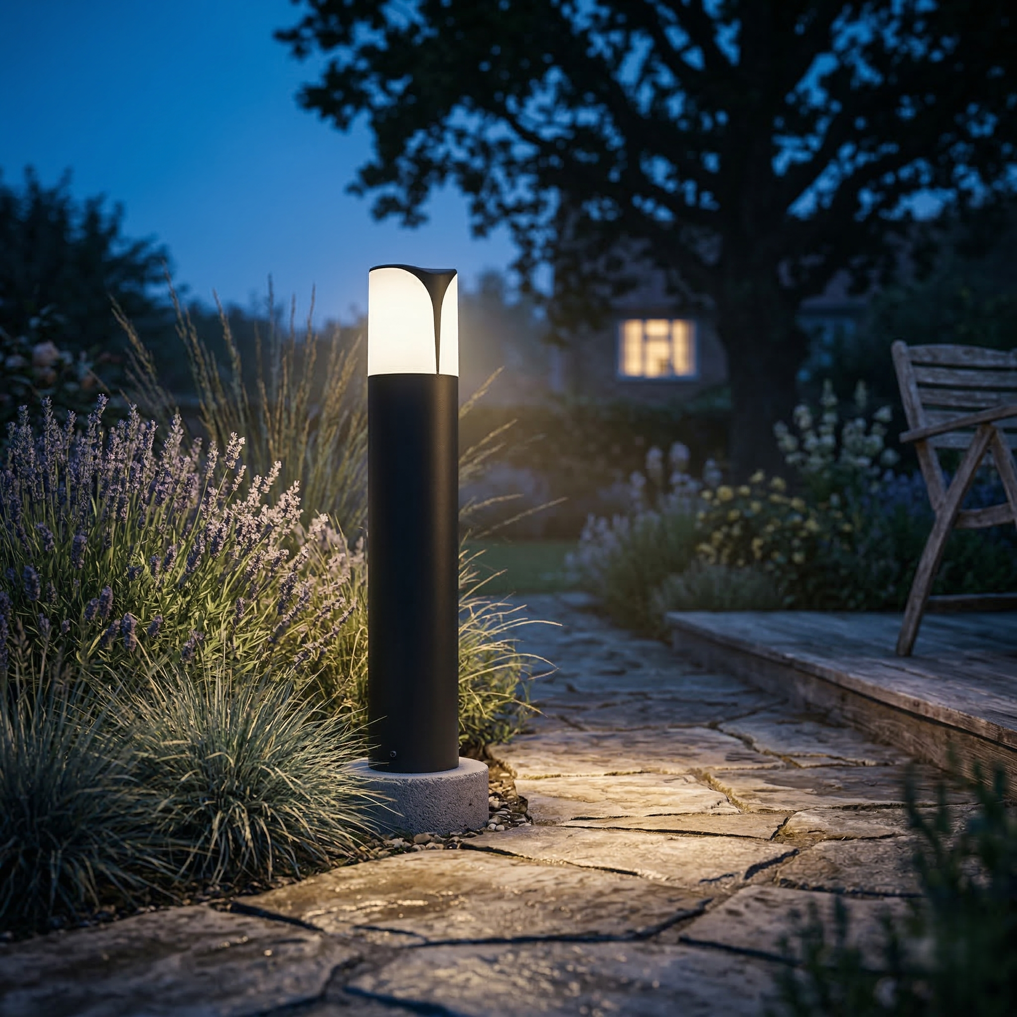 Stalp de iluminat exterior LIORA 1xE27 50CM