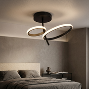 Lustra LED Black ALUX Echivalent 200W