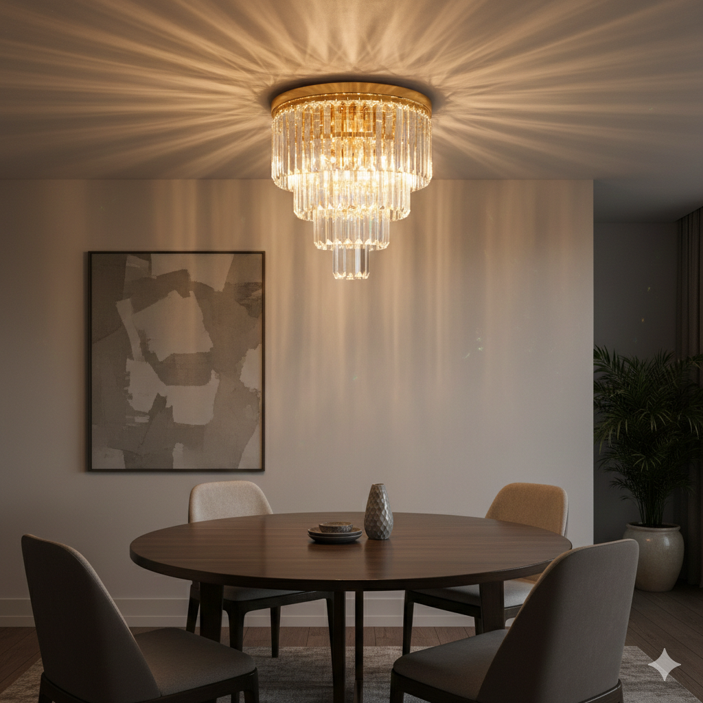 Candelabru Cristal Aplicat AMEDEO Gold Premium by ZumaLine