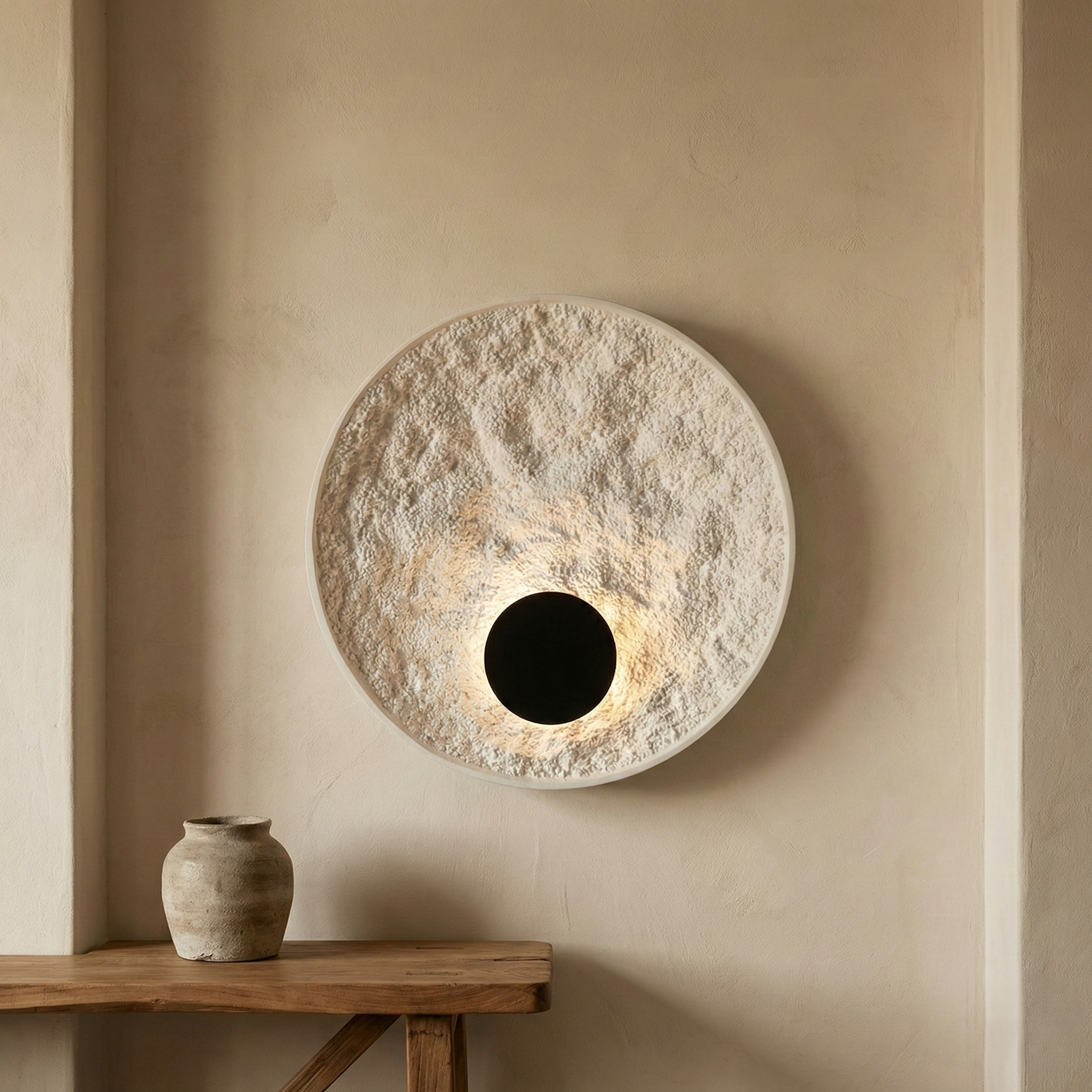 Aplica LED Round Moon NOCTIS ø30CM