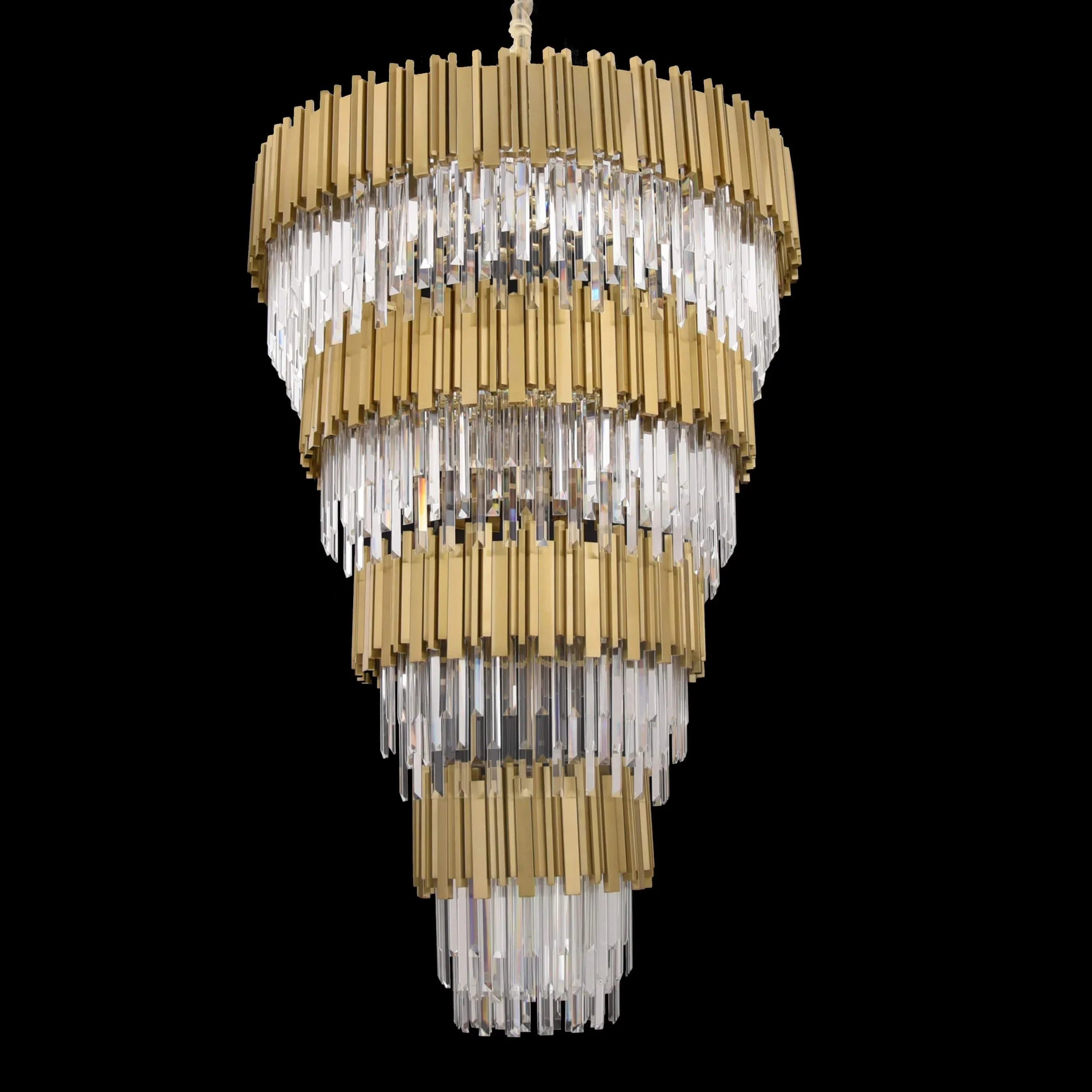 Candelabru Cristal GLORY GOLDEN LUXURY LEVELS 160cm
