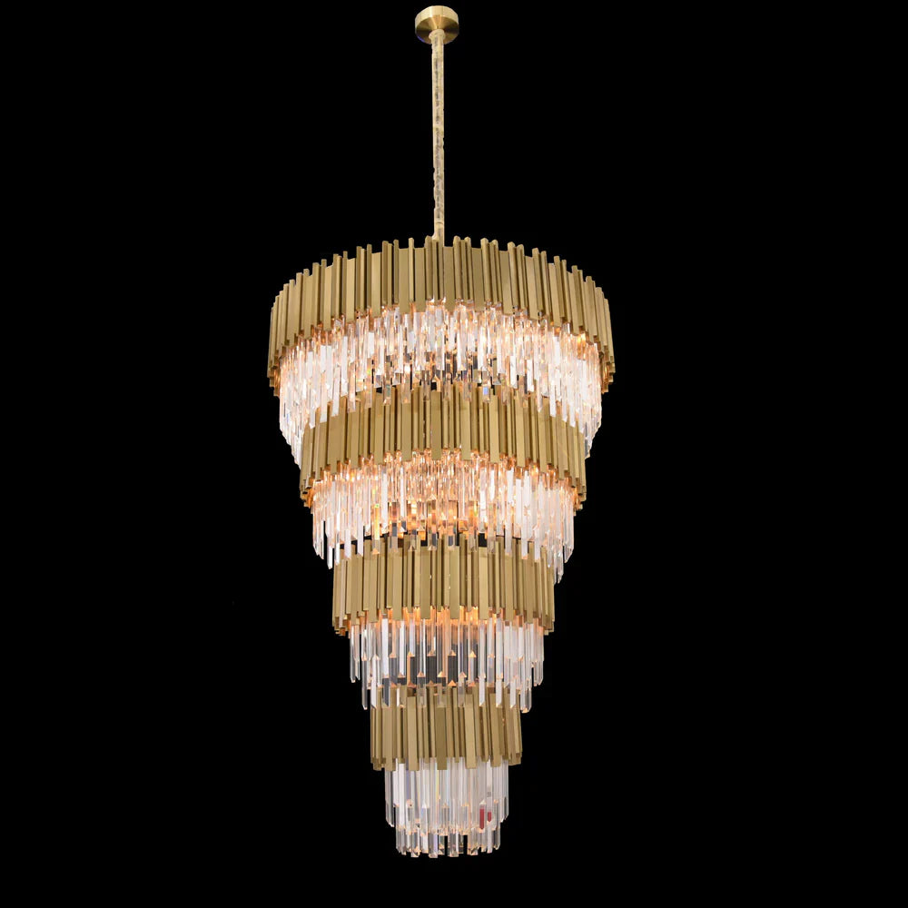 Candelabru Cristal GLORY GOLDEN LUXURY LEVELS 160cm