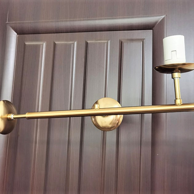 Lustra Abajur MAT GOLD Liniara 6xE27