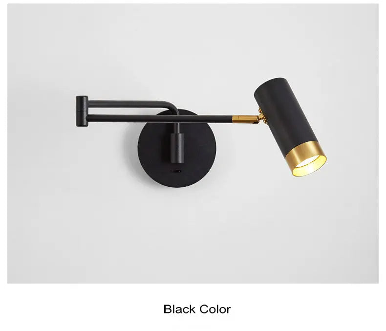 Aplica LED AVANI Reglabila Negru+auriu