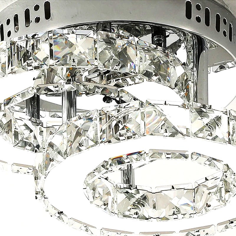 Lustra LED 48W CRISTAL ARES Echivalent 200W